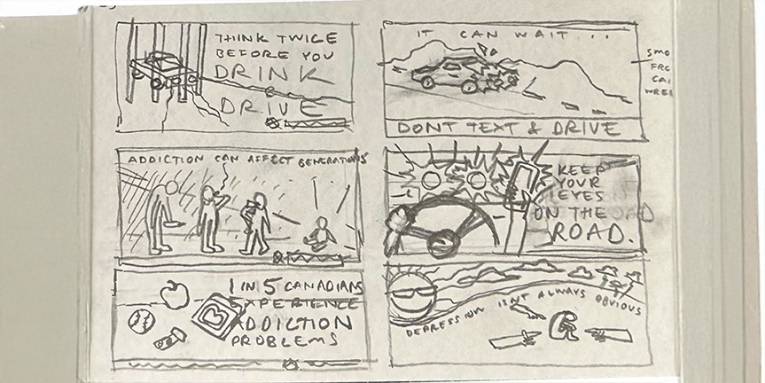 Process Work - Concepts / Thumbnail Sketches