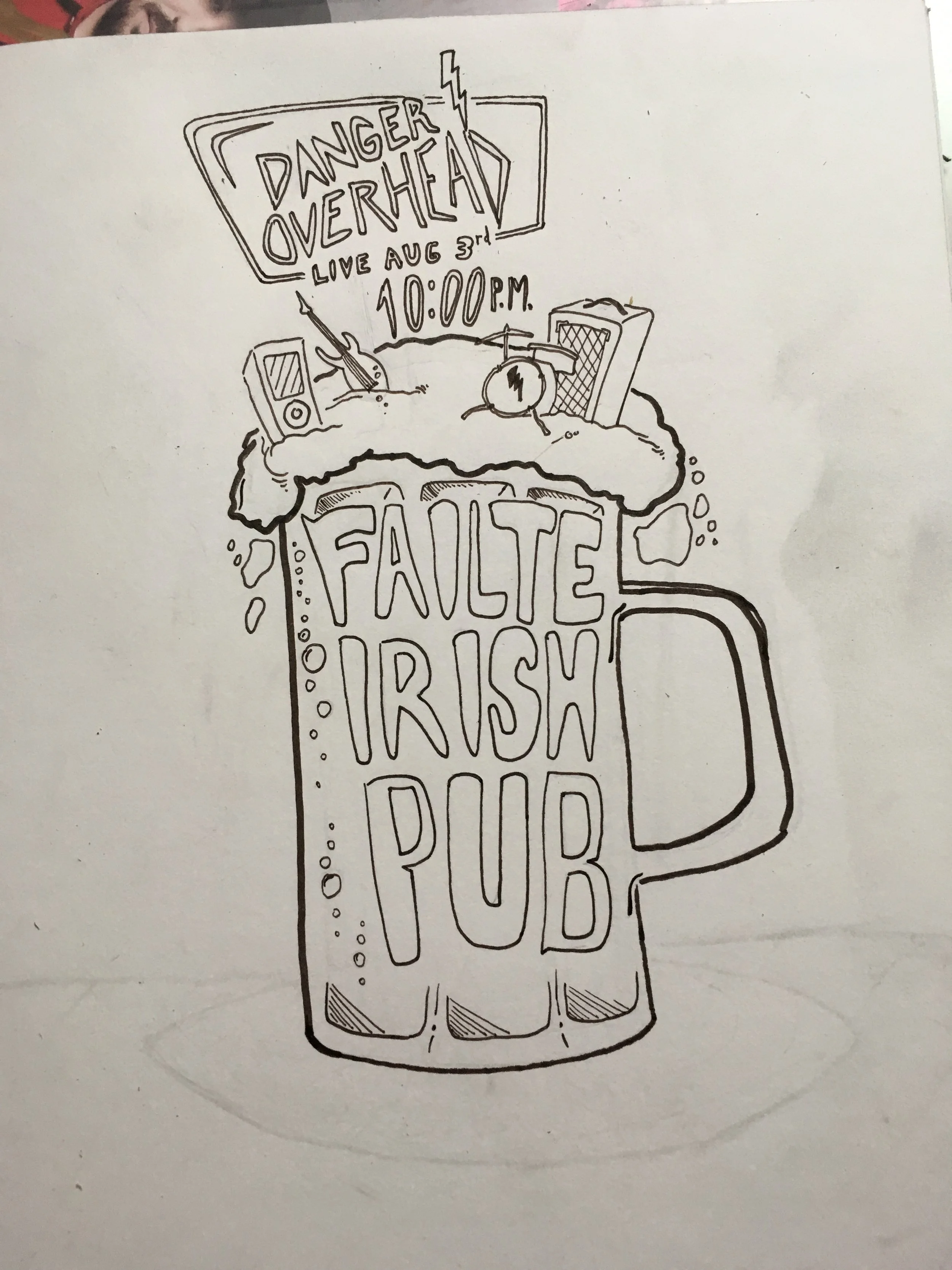 Concert Poster - Concept Sketch