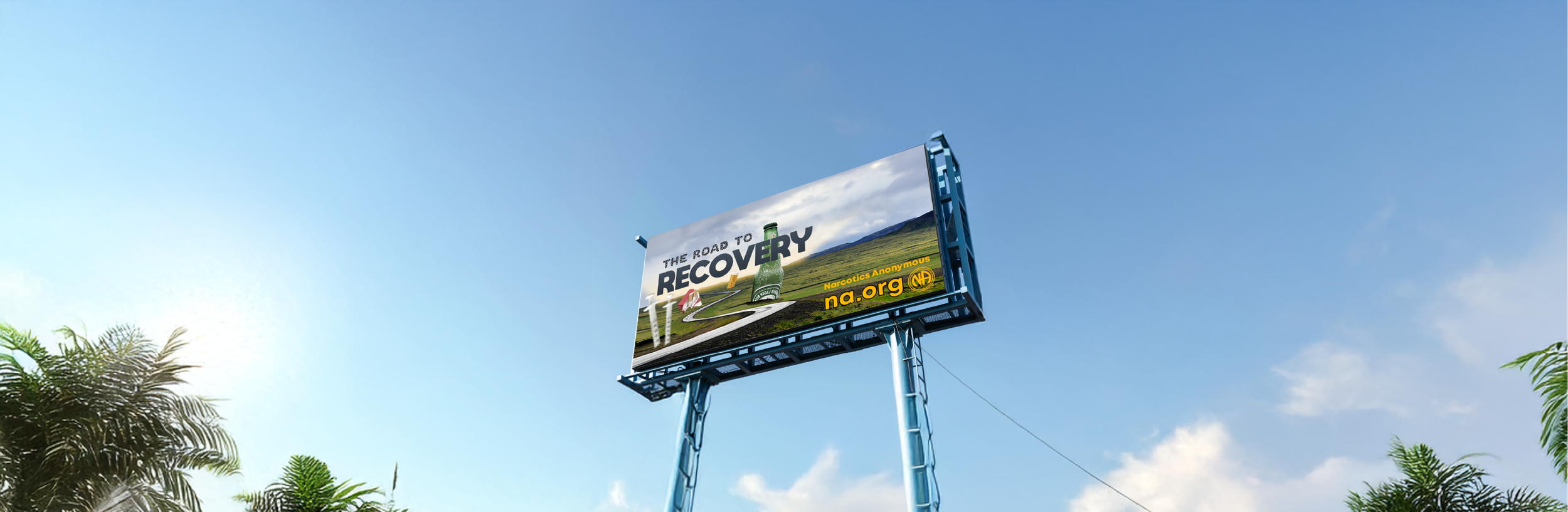 Digital - Billboard Mockup - Narcotics Anonymous