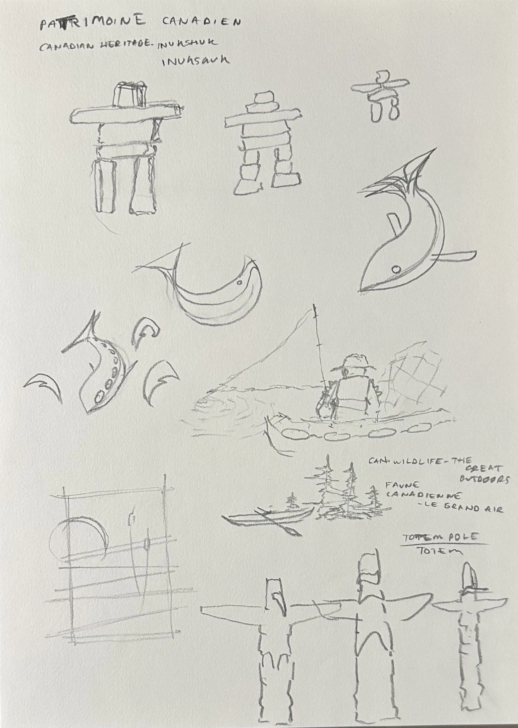 Process Work - Concept Sketches