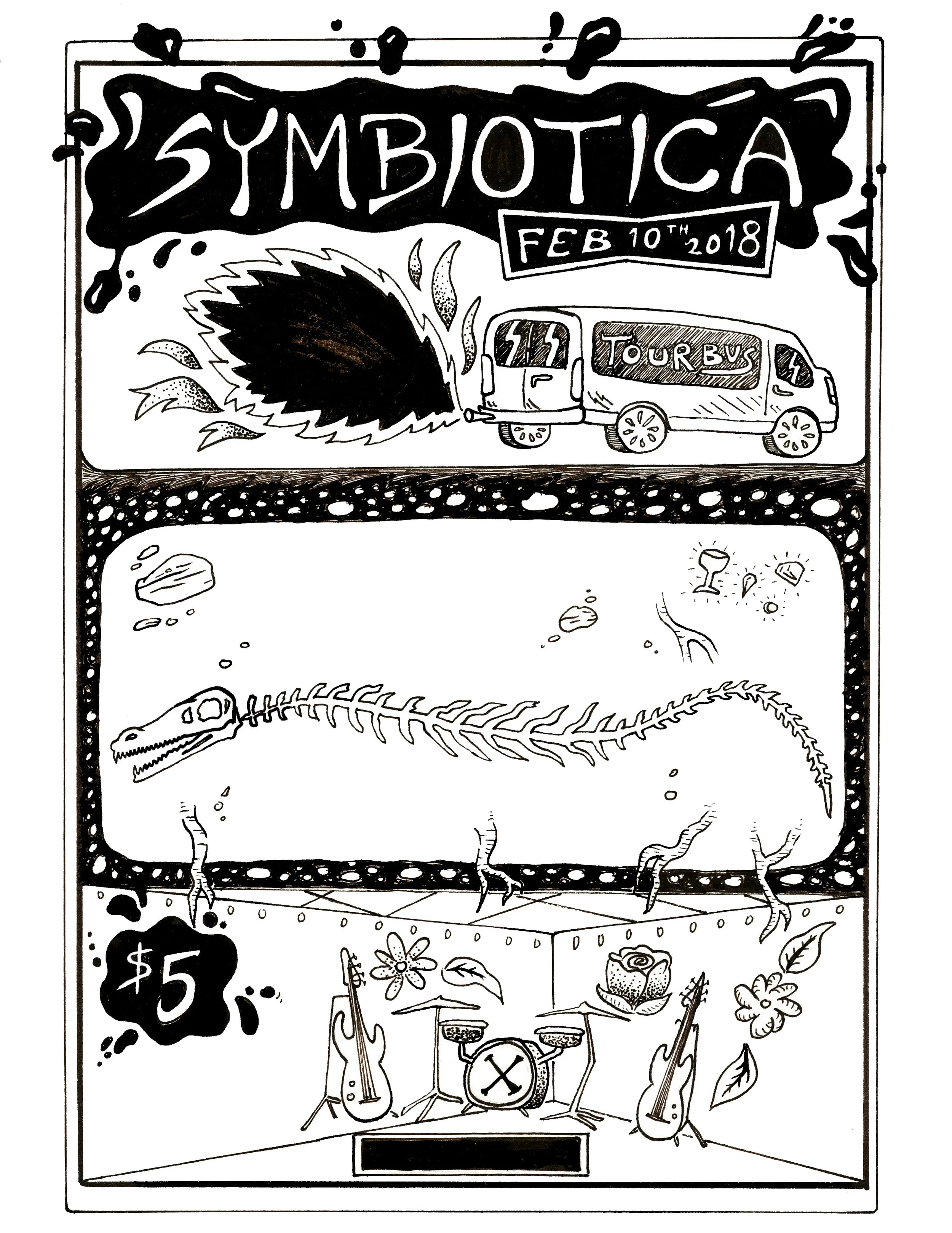 Concert Poster - Outline (Iteration)