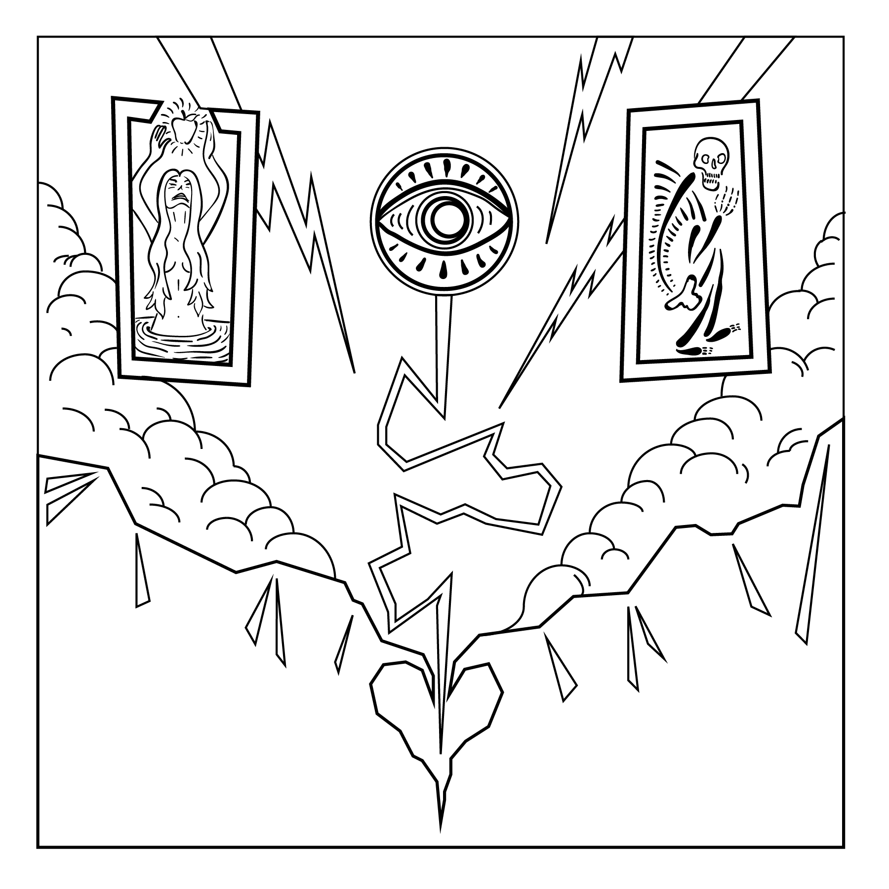 Album Cover Art - Outline (Iteration)
