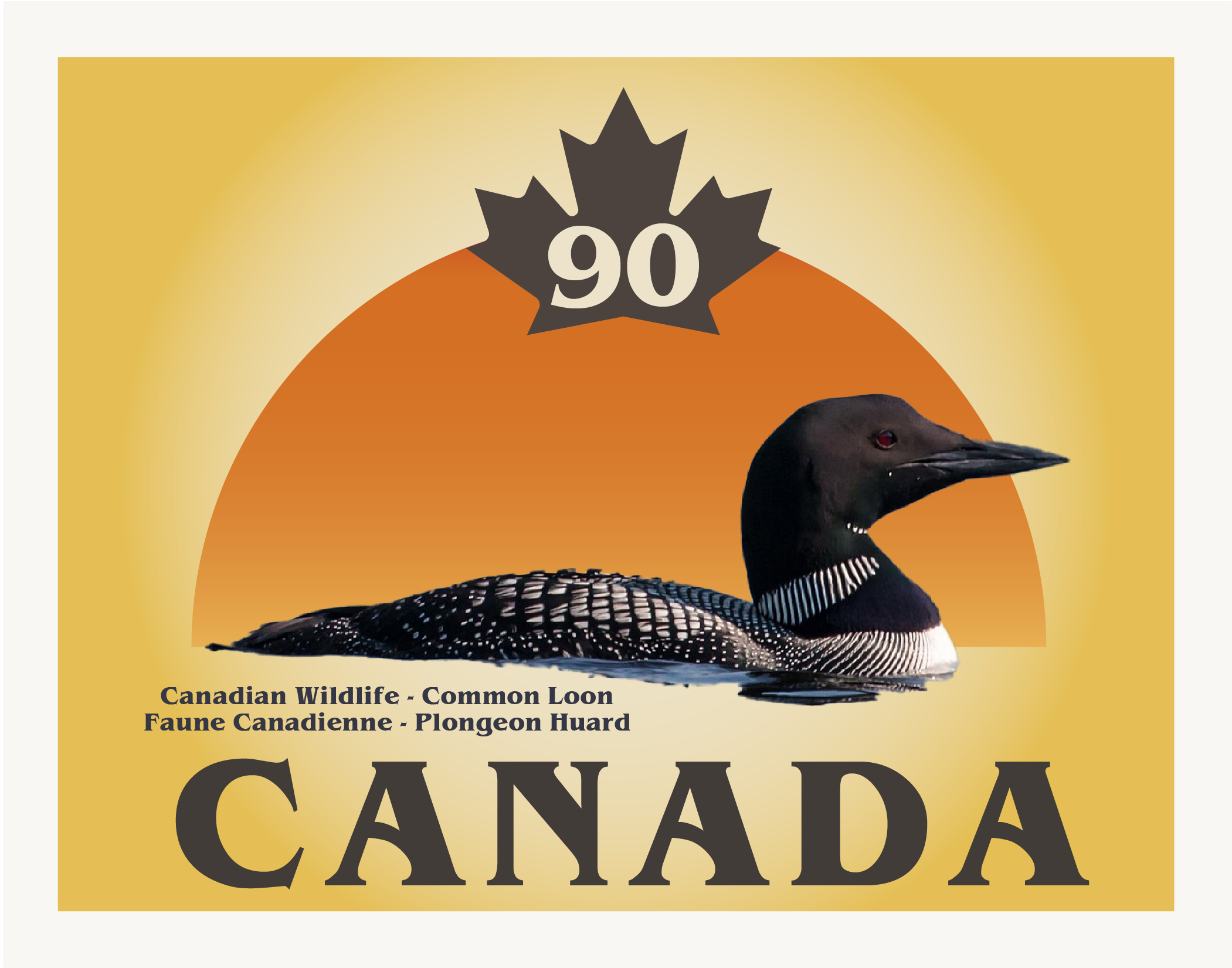 Digital - Iteration - Canadian Loon