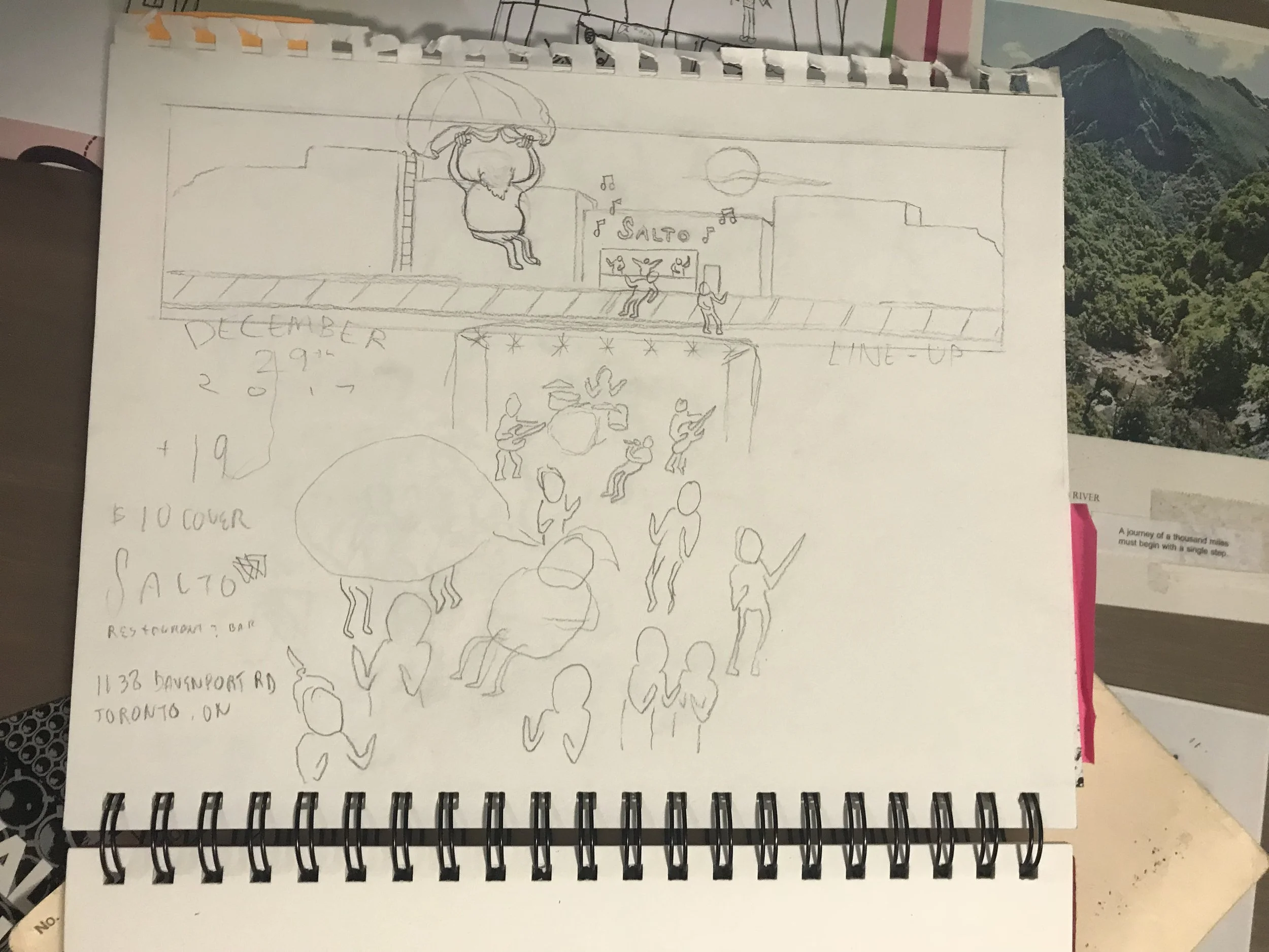 Concert Poster - Concept Sketch