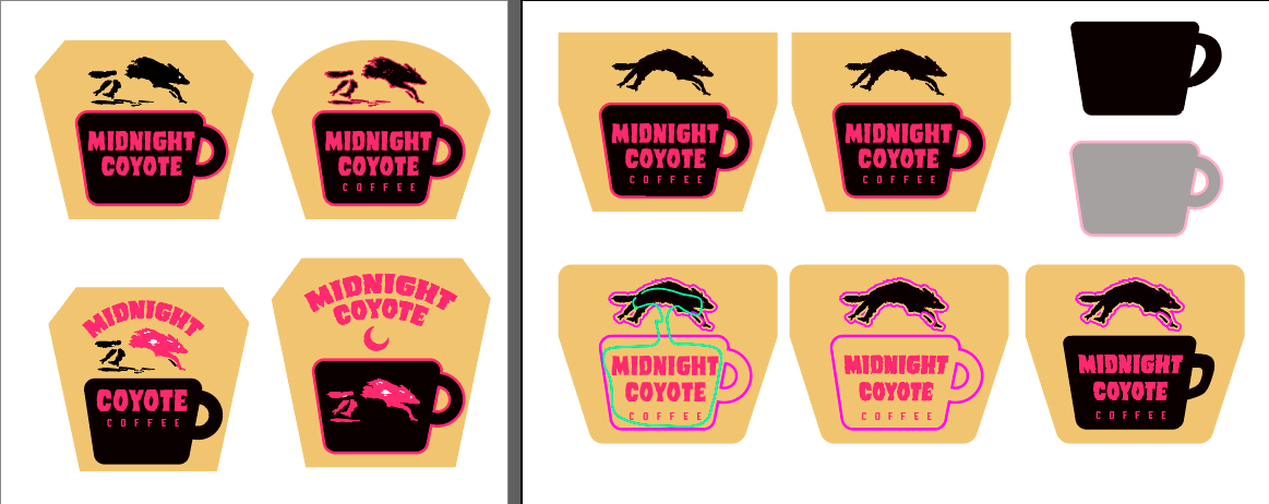 Digital - Logo Design - Iterations
