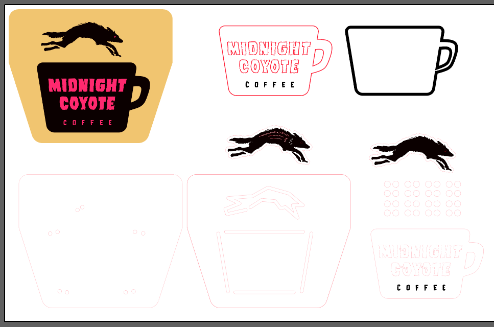 Print - Laser Cut - Template