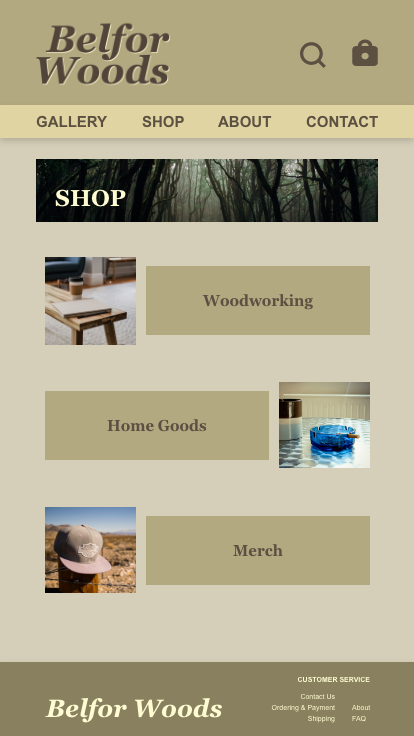 (Mobile) UI Design - Prototype - Shop