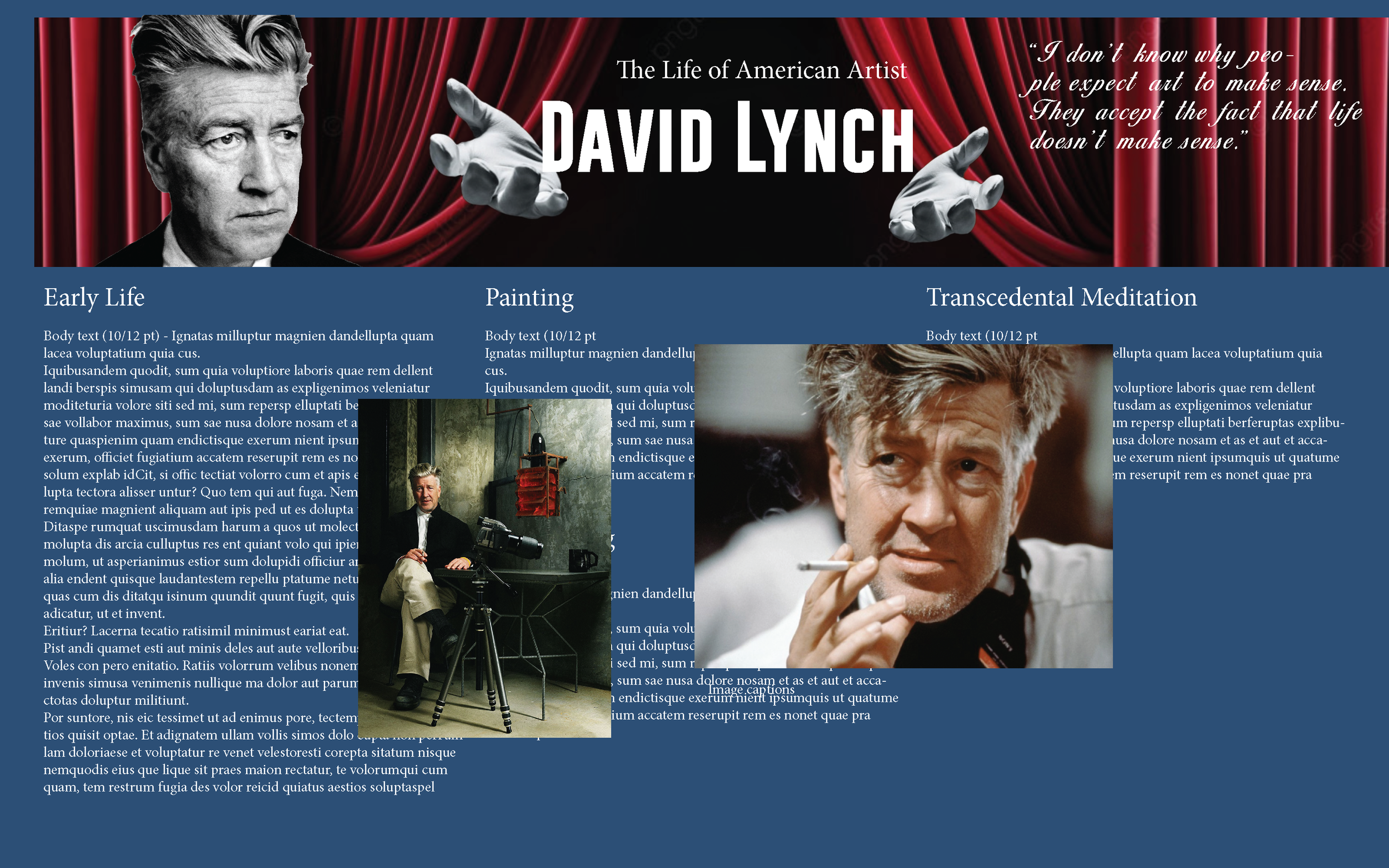 Digital - Biography Page - Landscape Iteration