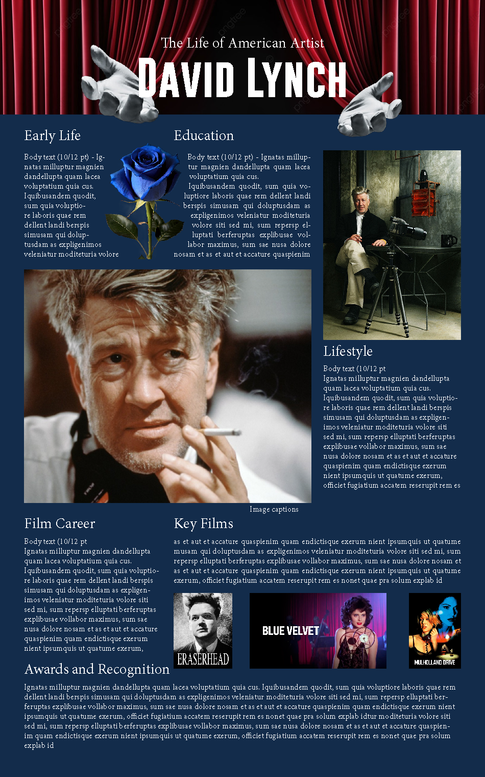 Digital - Biography Page - Vertical Iteration