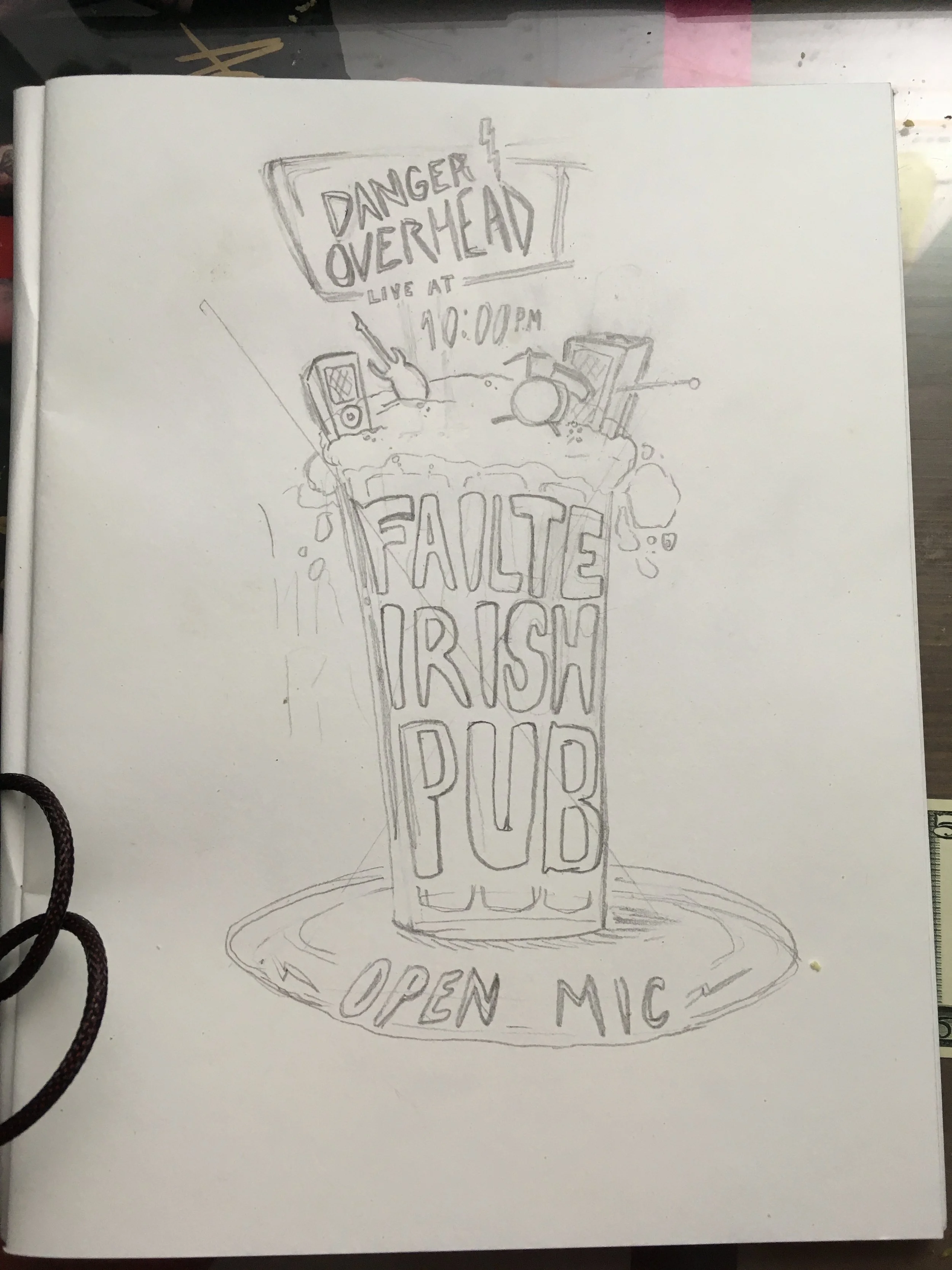 Concert Poster - Concept Sketch