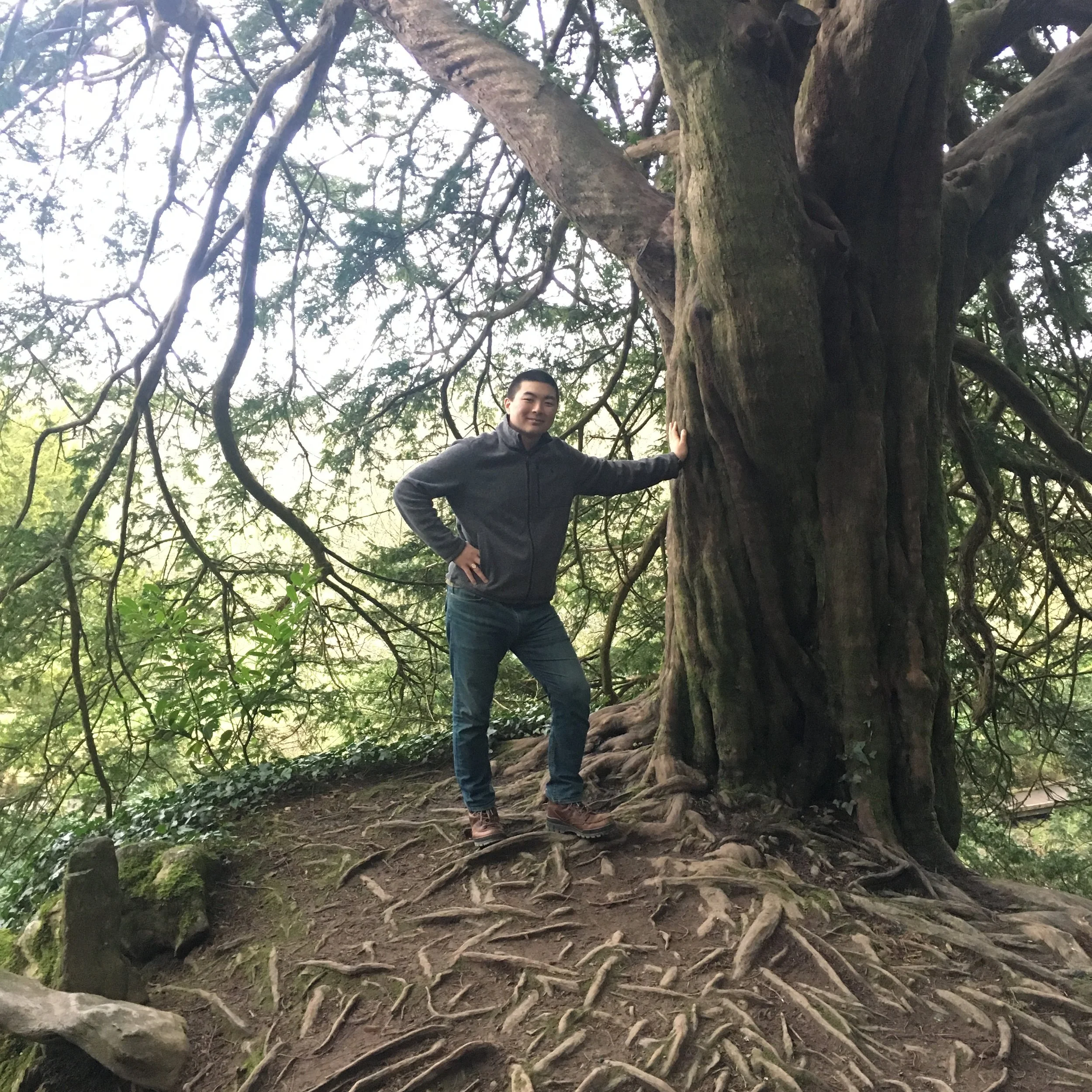 Michael Lee out hiking. Vote for Michael Lee running for Multnomah County Judge in 2026 election.