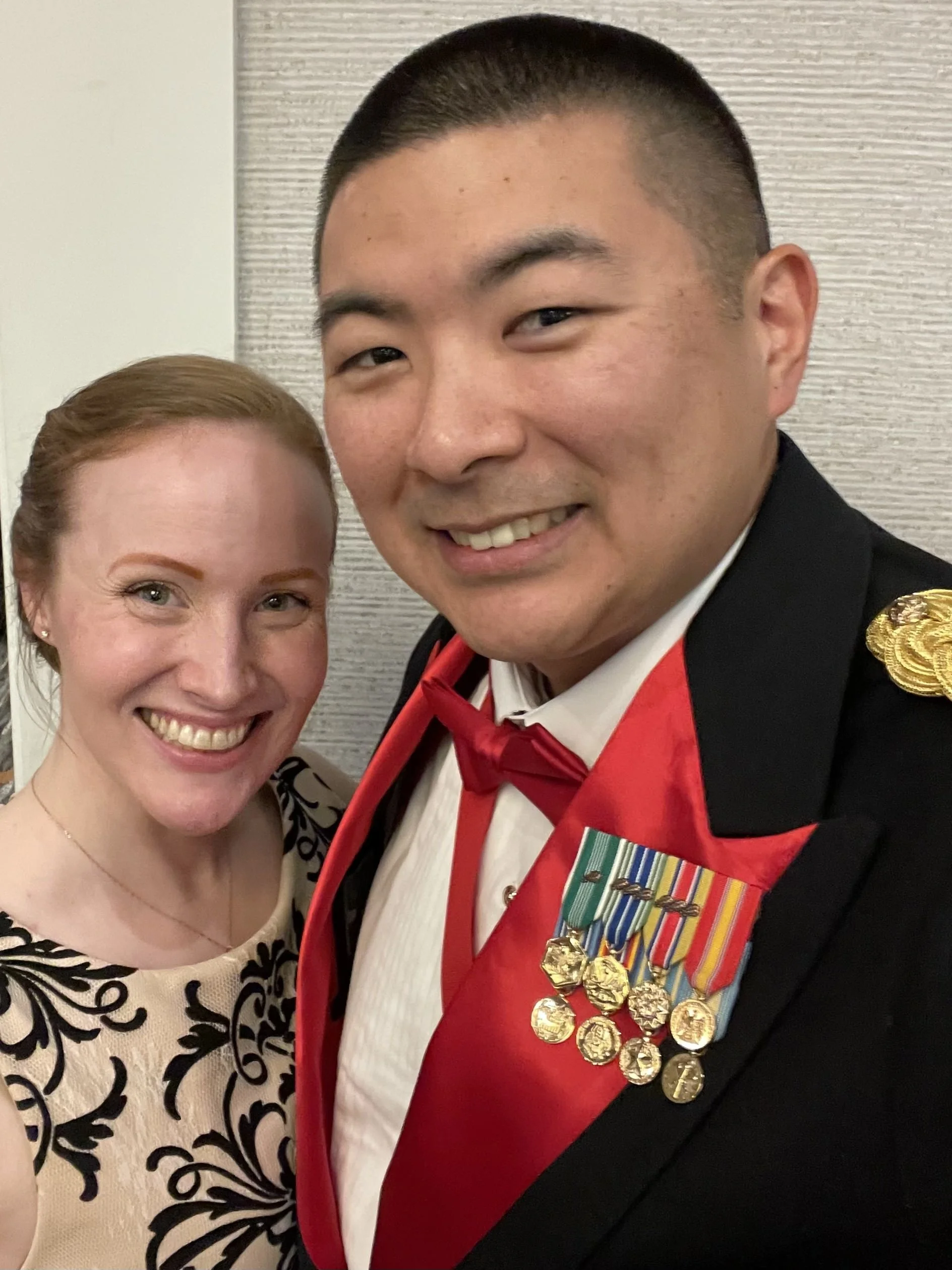 Michael Lee and his wife. Vote for Michael Lee running for Multnomah County Judge in 2026 election.