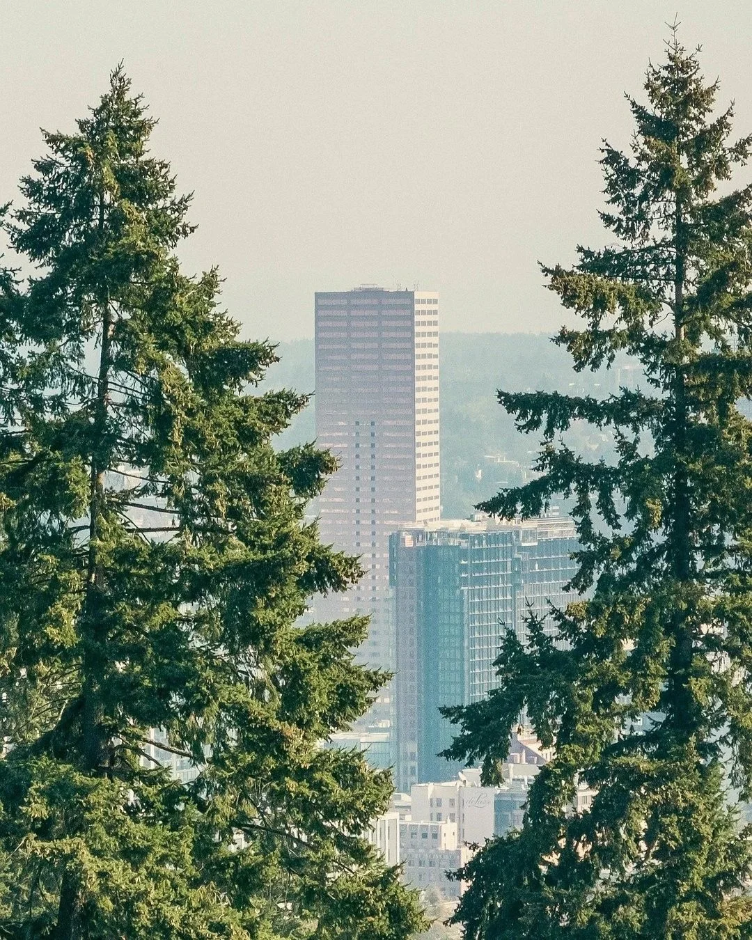 Downtown Portland. Vote for Michael Lee, running for Multnomah County Judge in 2026 election.