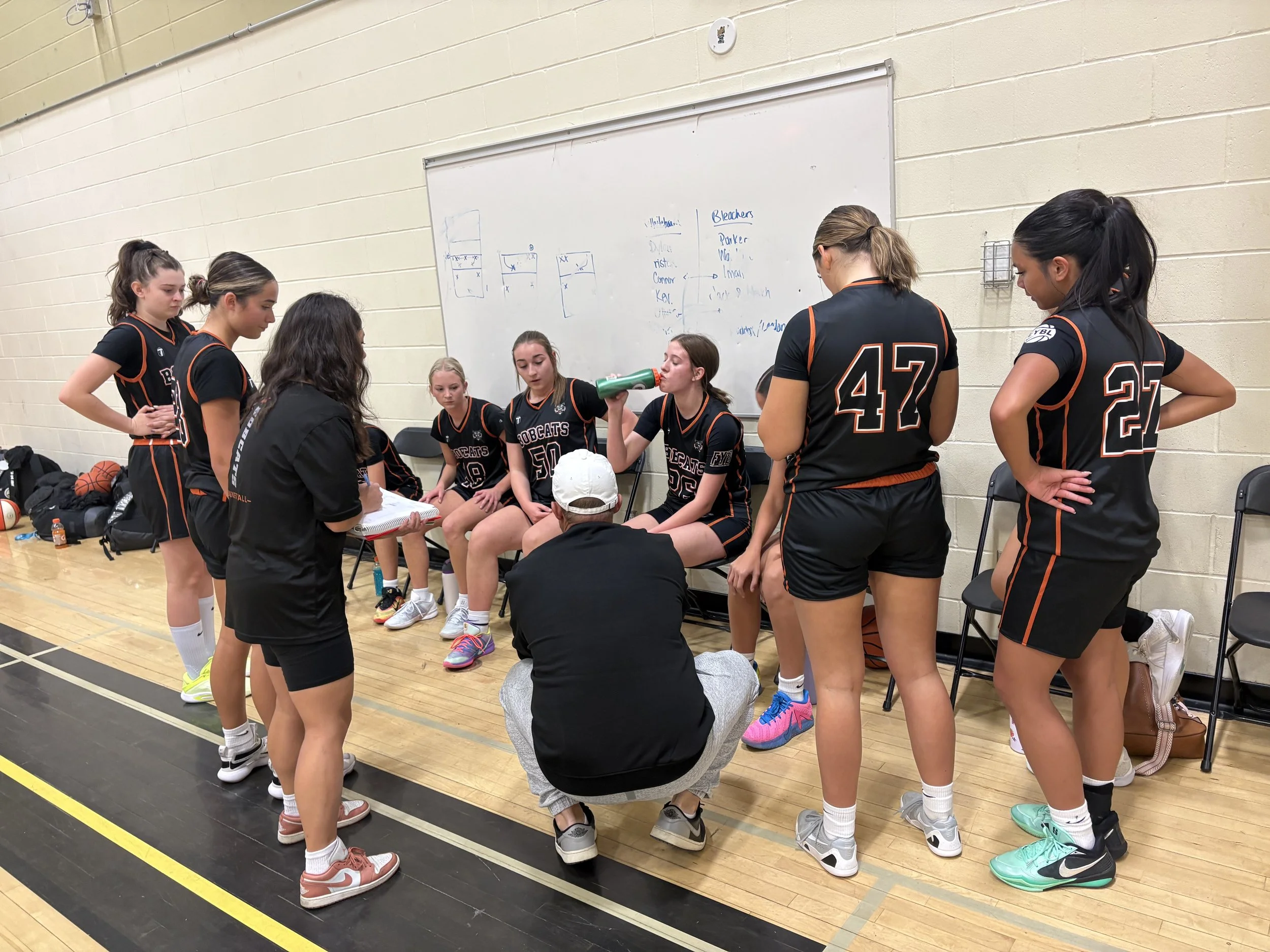 Coaches doing Coaching things 