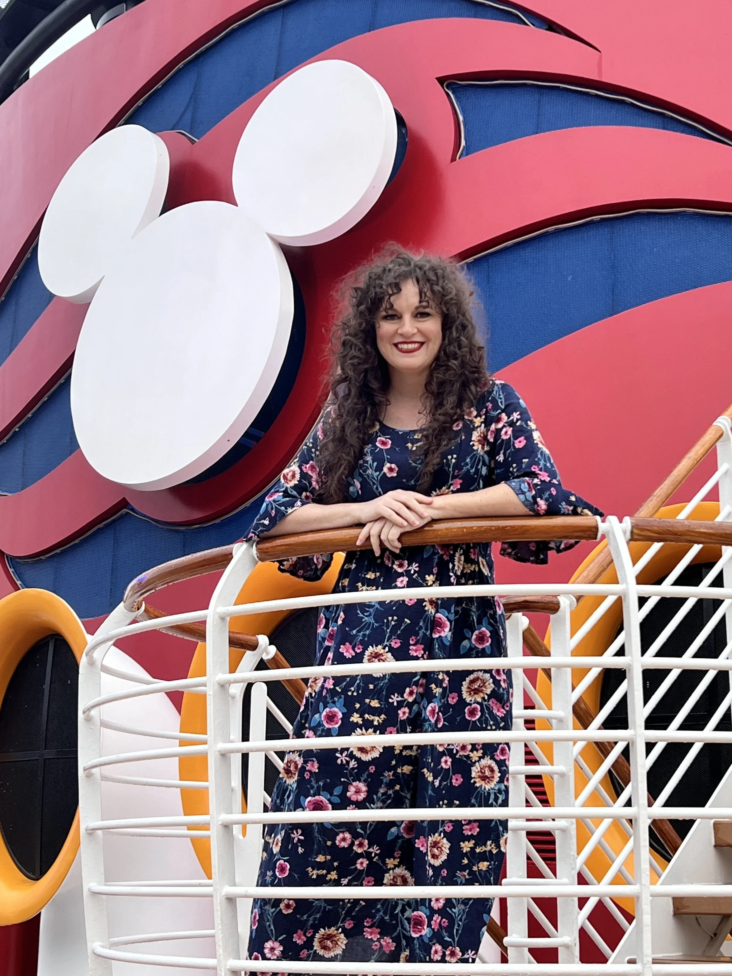Katie Pinder Brown performing on Disney Cruise Line