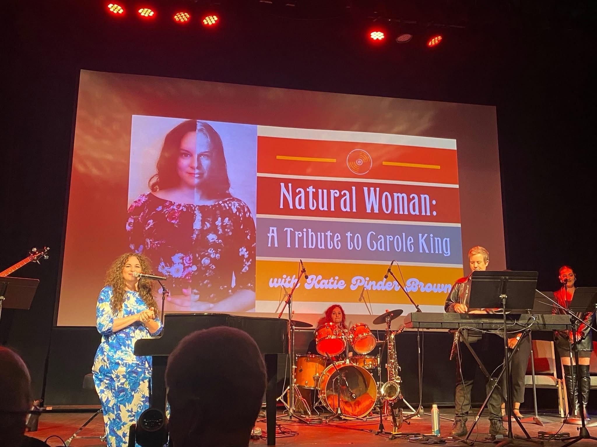 Natural Woman tribute with multimedia