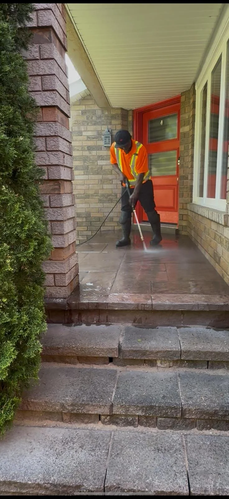 pressure washing