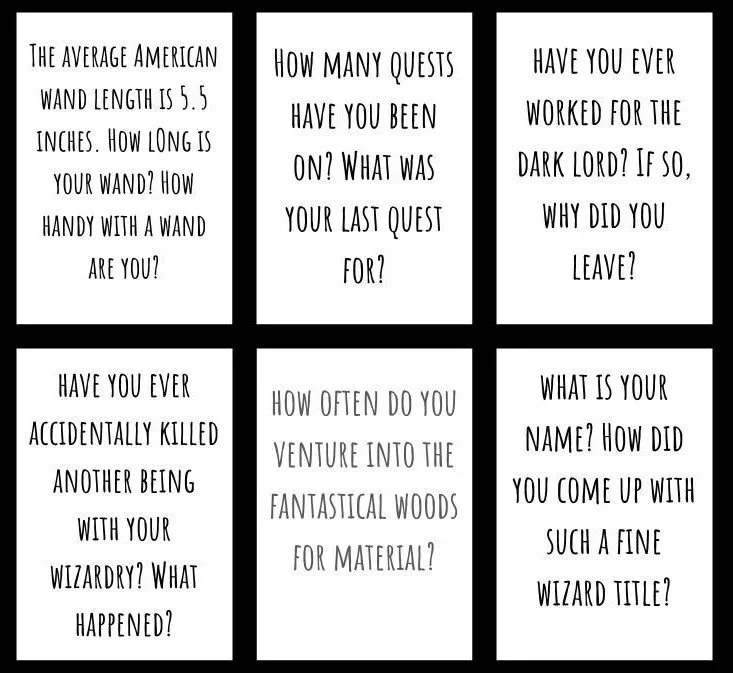 Examples of Open-Ended Questions. These questions are asked by the interviewer. and interviewees must come up with answers that incorporate secret traits, known only by the interviewer, into their responses. They were inspired by real-life interview 