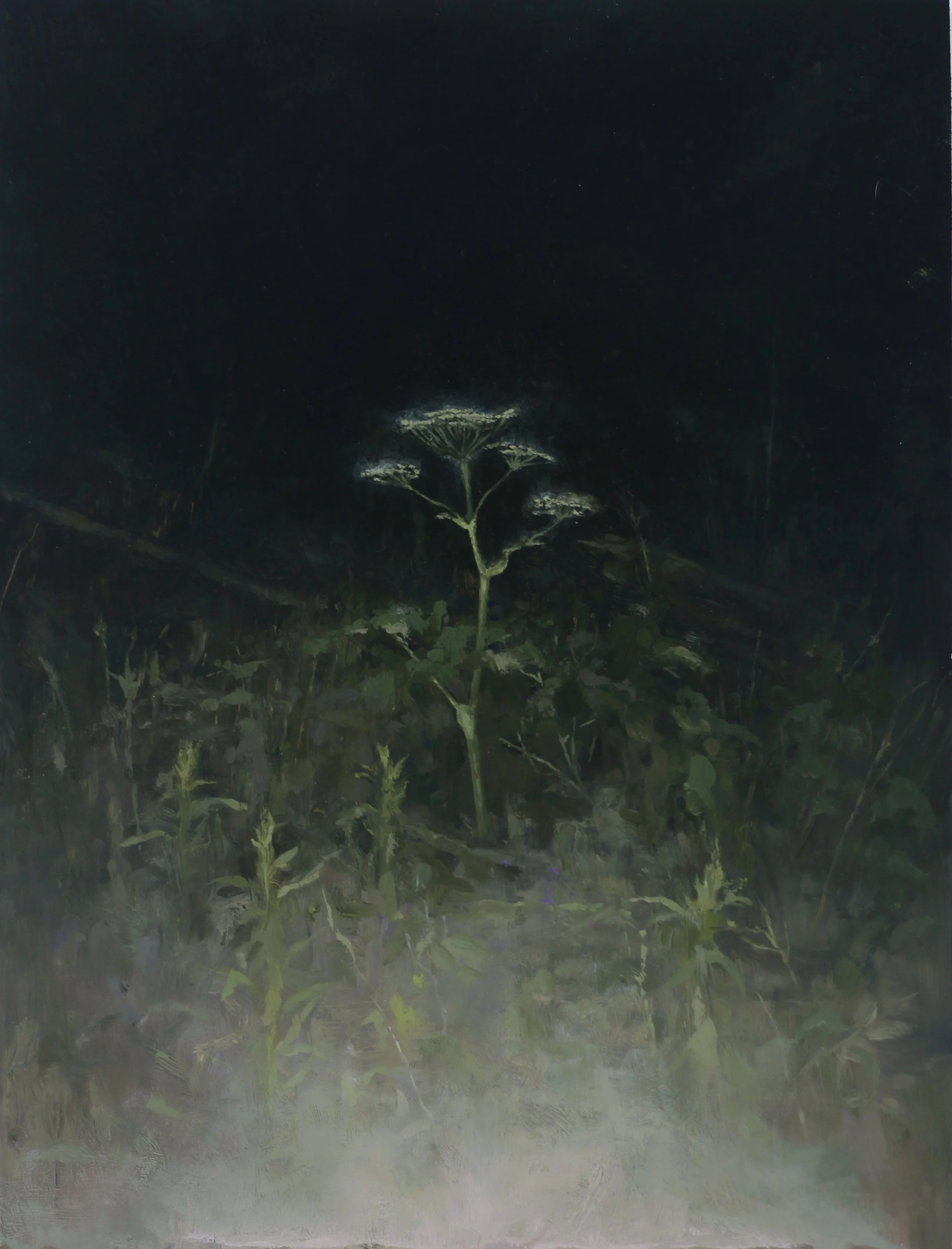 Censer, 2024. Oil on panel, 9" x 12"