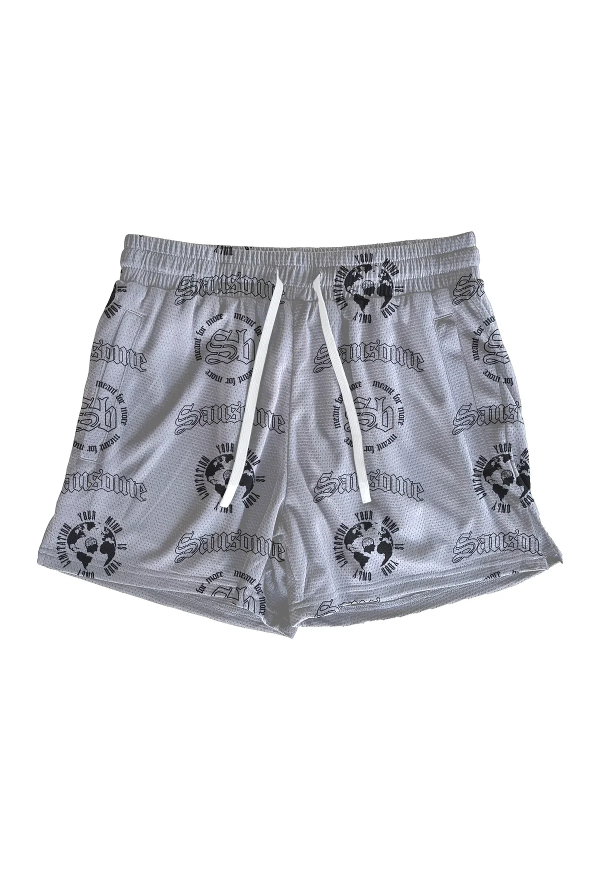 Sausome Mesh Shorts (Grey)