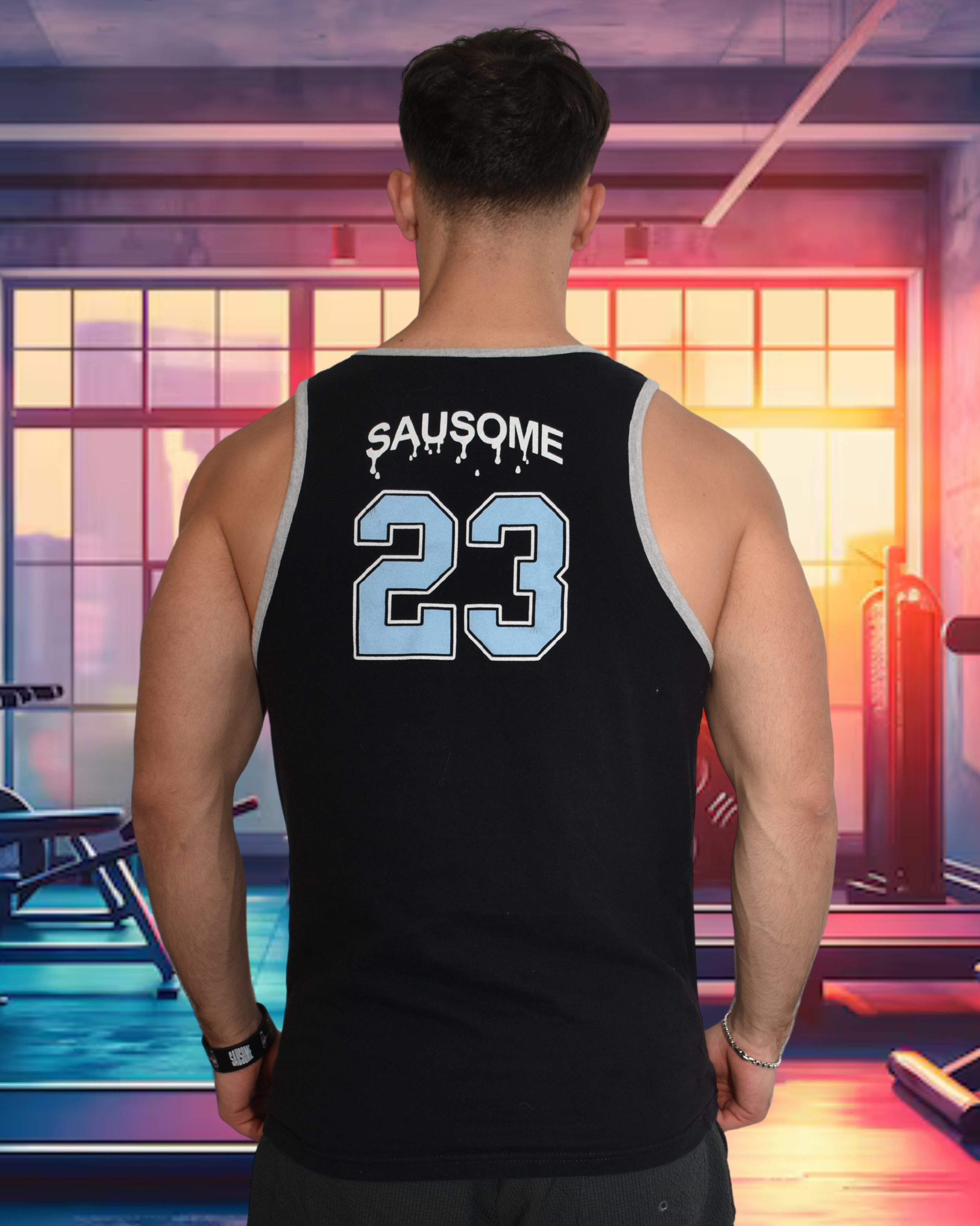 Sausome Basketball Jersey (Black)