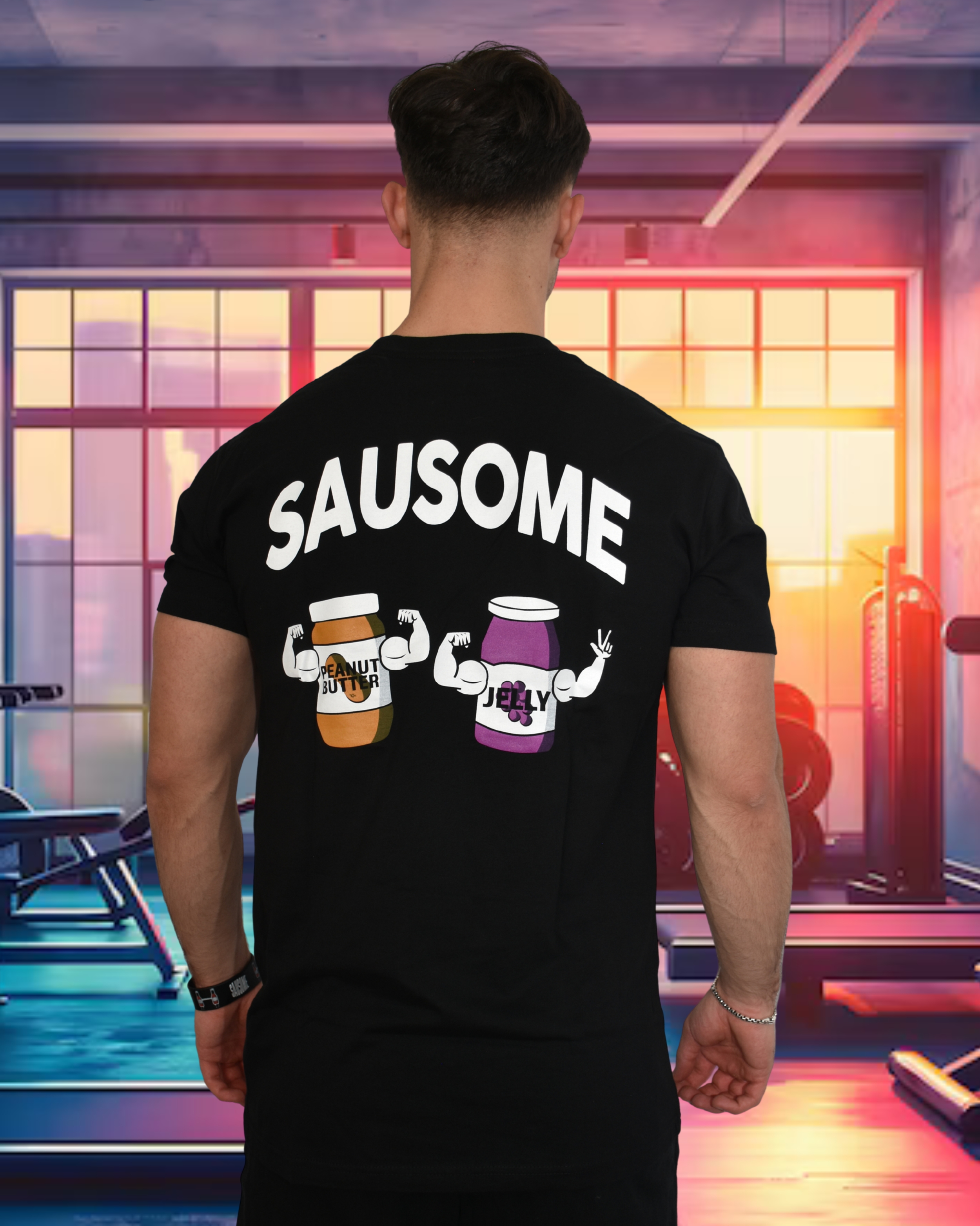 Sausome PB&J Tee (Black)