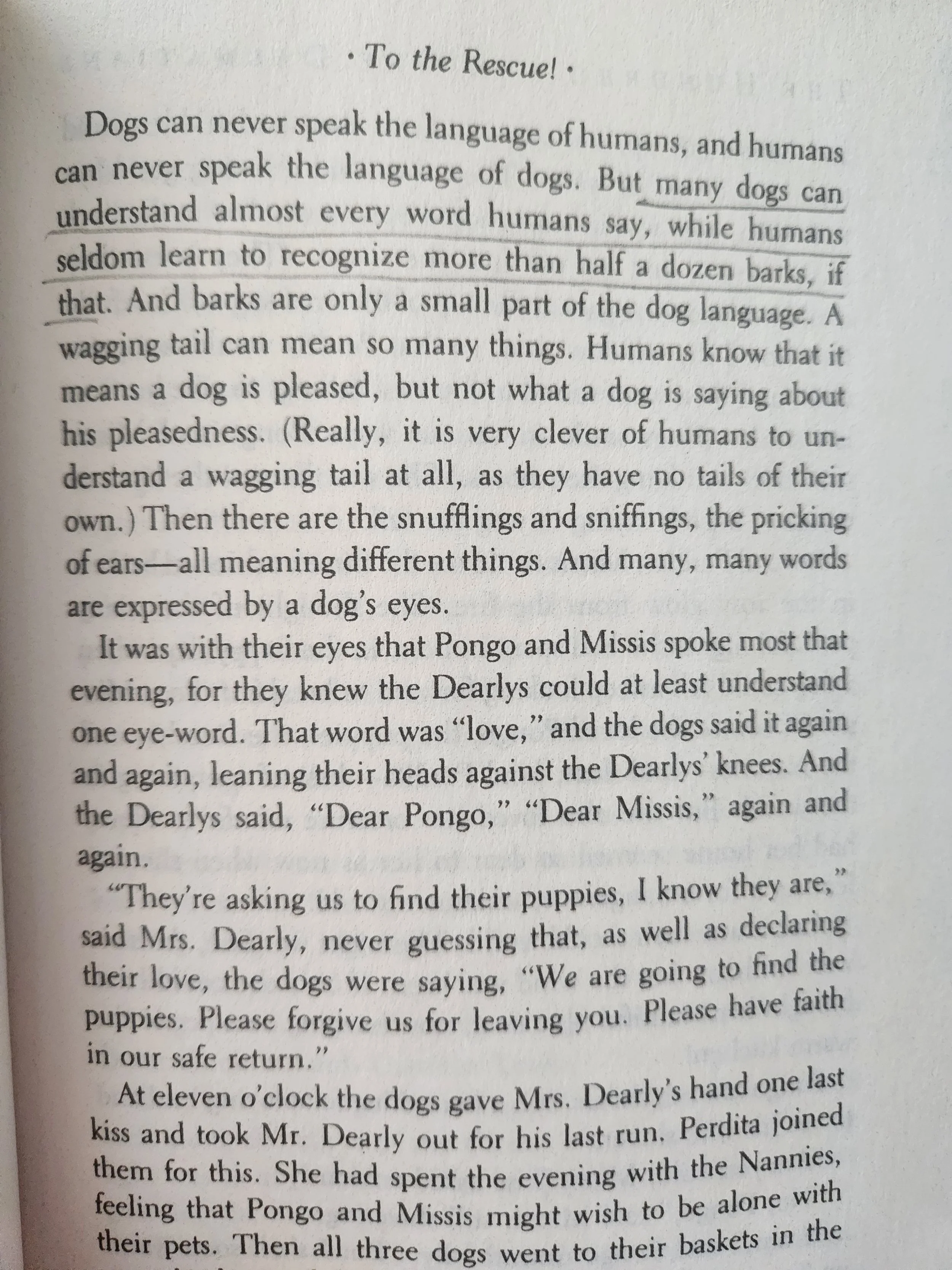 A quote from the book