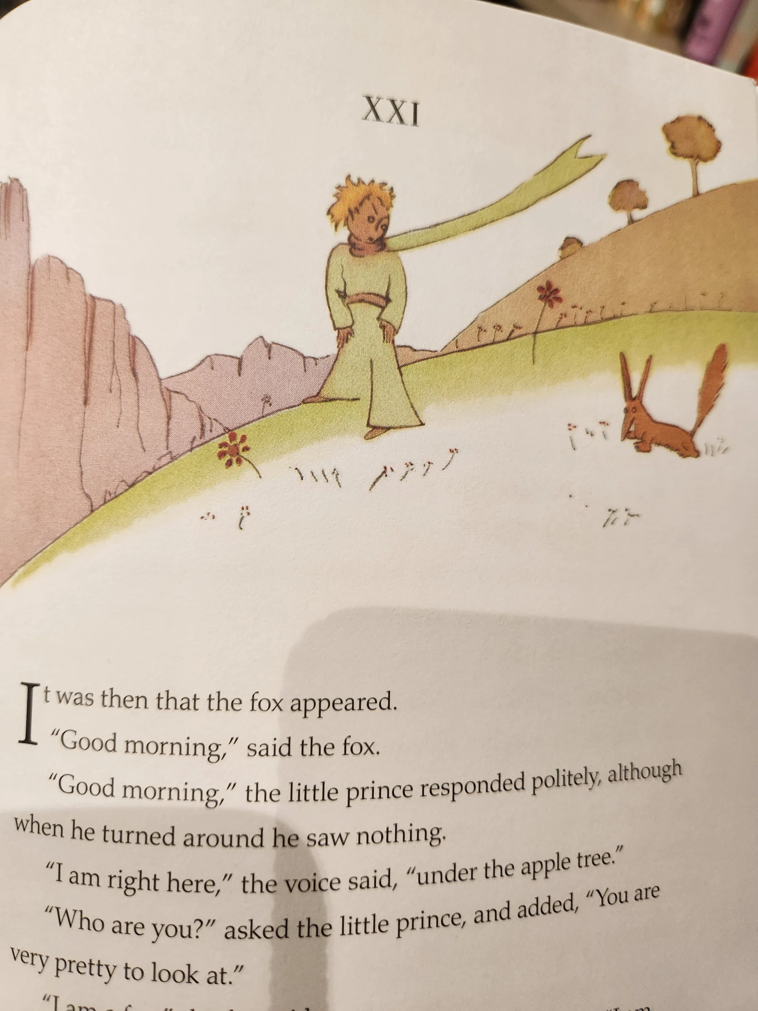 The Little Prince and the fox