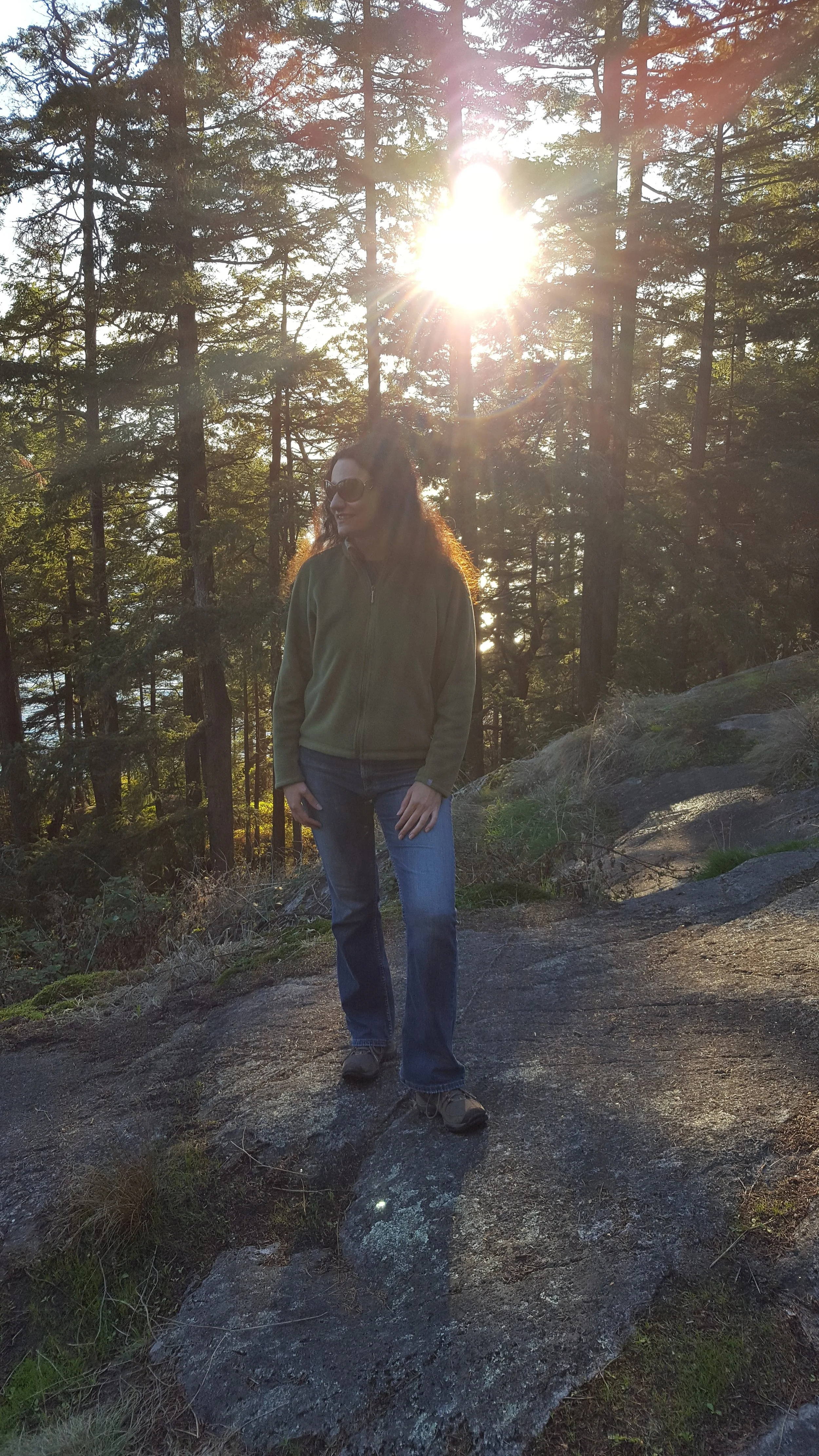 Stasha in the forest