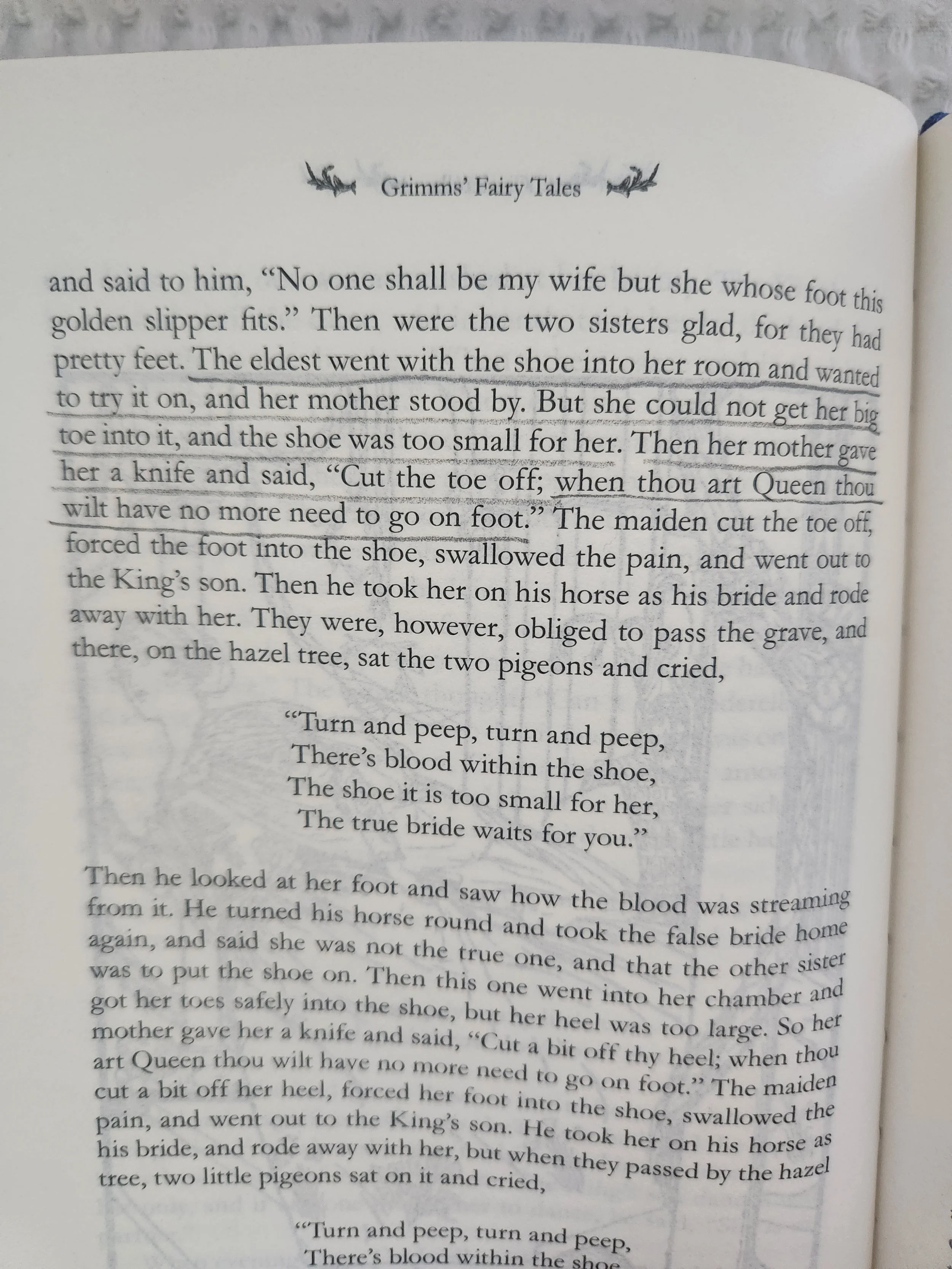 A quote from Cinderella