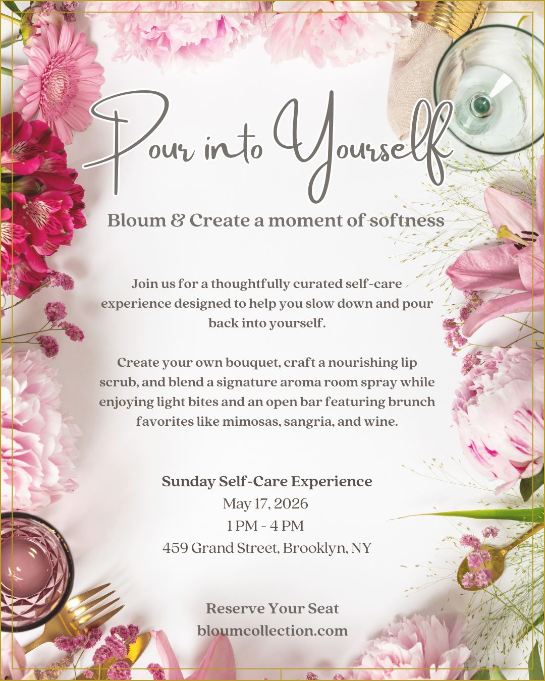 Pour into Yourself: A Self-Care Experience