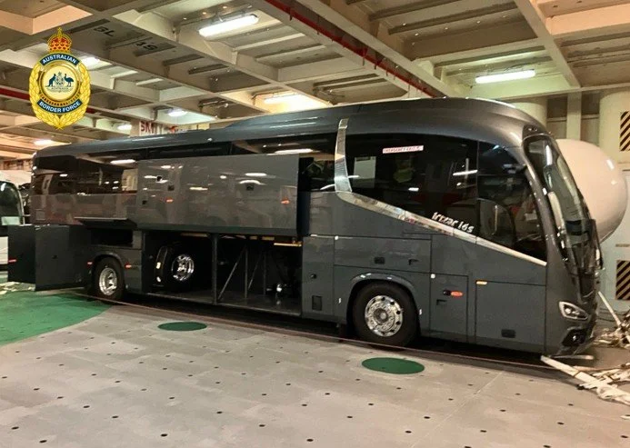 Cocaine Found Hidden Inside Luxury Bus at Fremantle Port