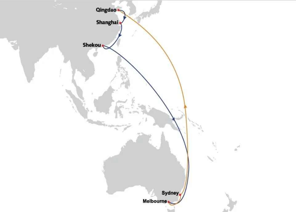 China-Australia Shipping Capacity Expands Ahead of Peak Season