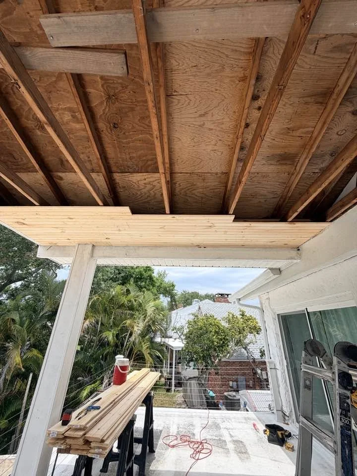 T&G Ceiling Installation