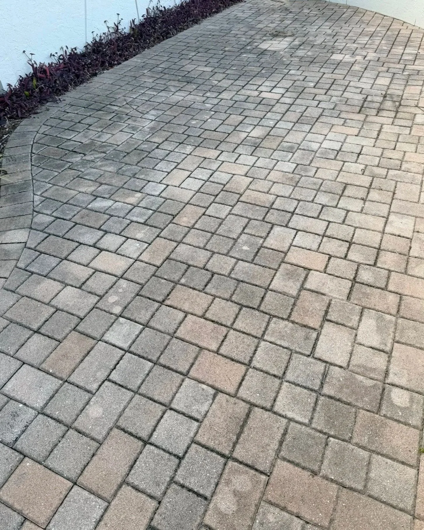 Pressure Wash & Paver Seal | Before