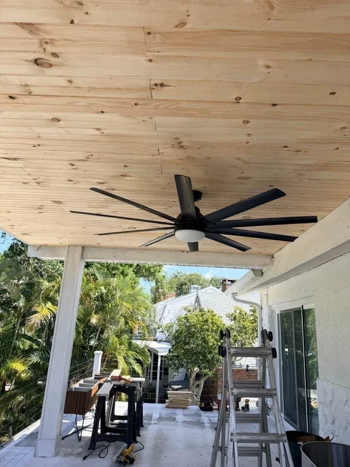 T&G Ceiling Installation