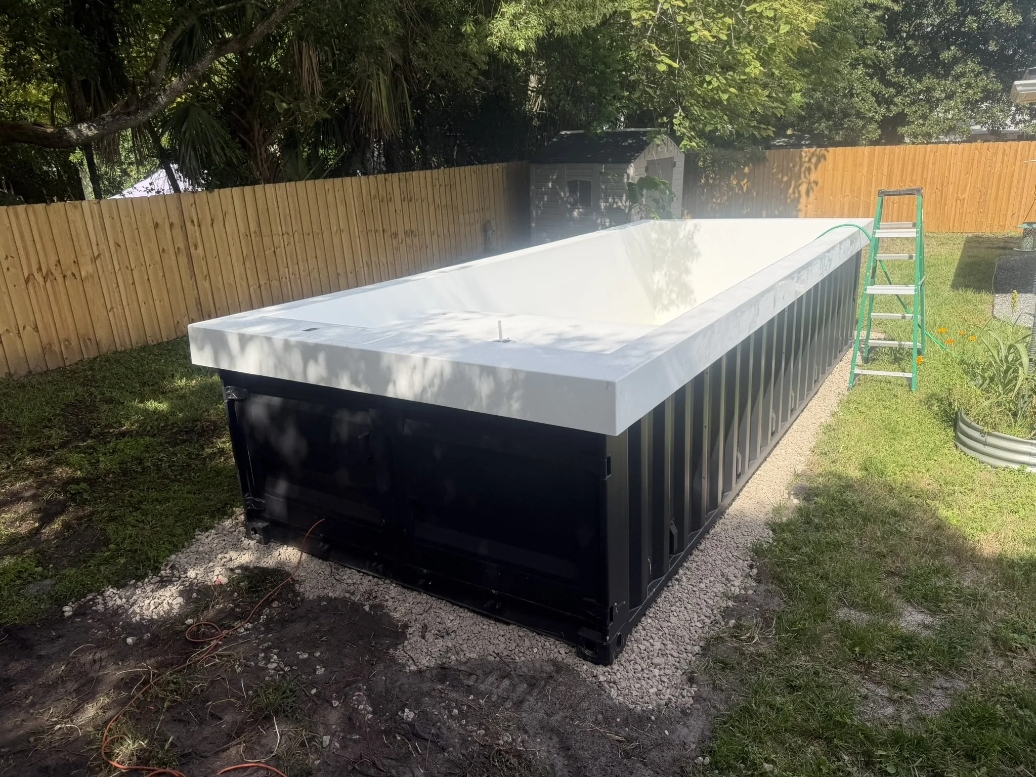 Container Pool Installation