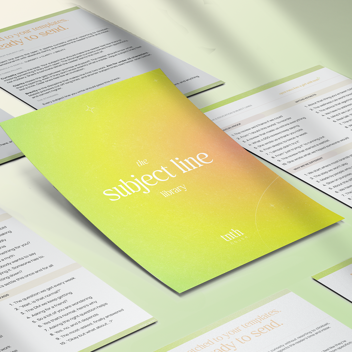 Restore Subject Line Library