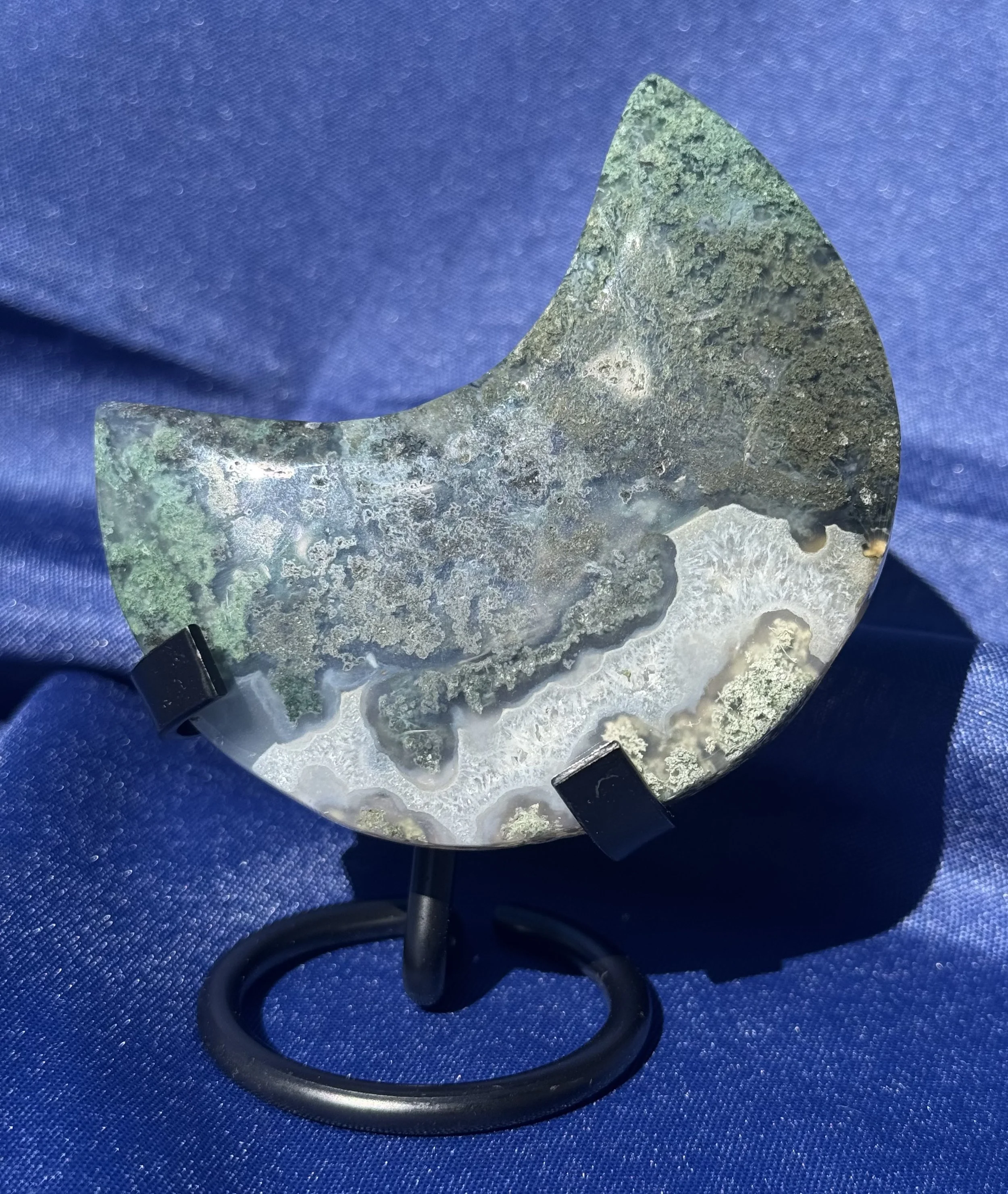 Moss Agate Moon