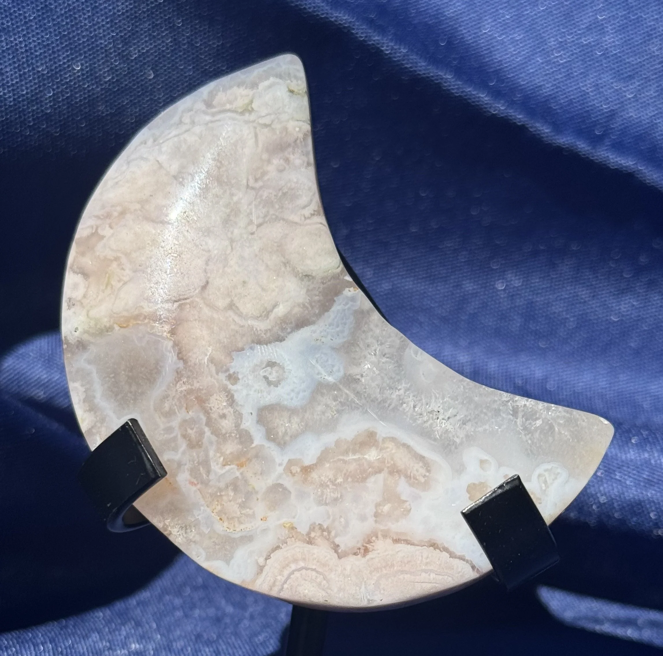 Flower Agate Moon