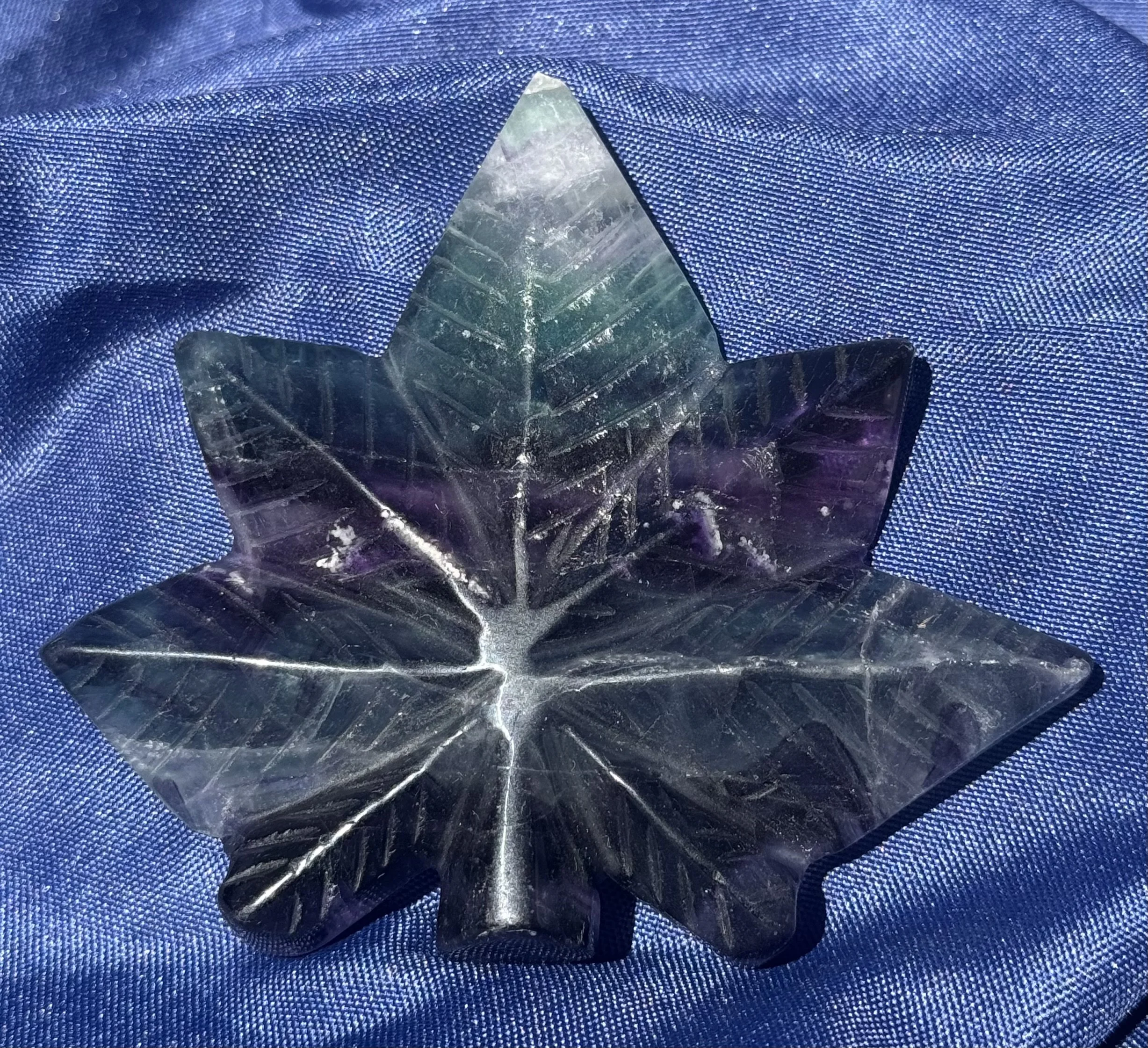 Rainbow Flourite Leaves