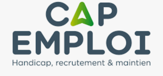Logo de Cap Emploi avec le texte "Handicap, recrutement & maintien".