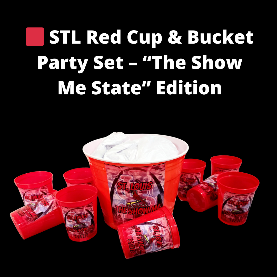 STL Red Cup & Bucket Party Set