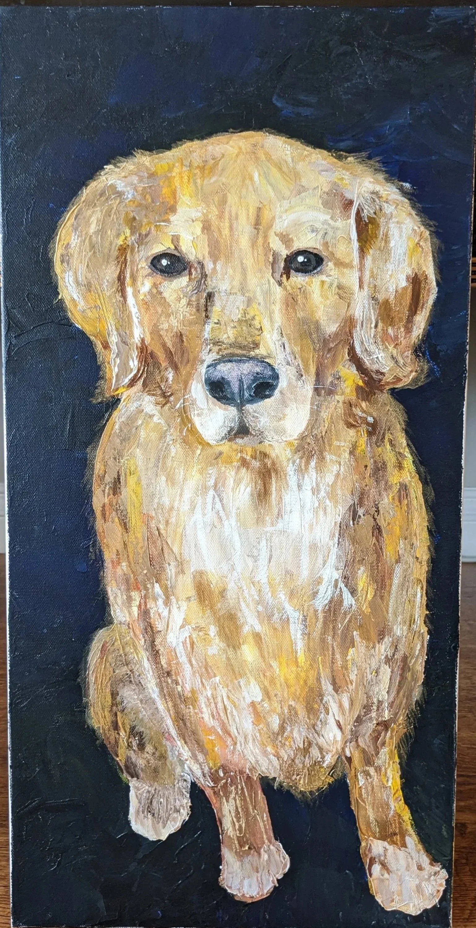 Margot; acrylic on canvas