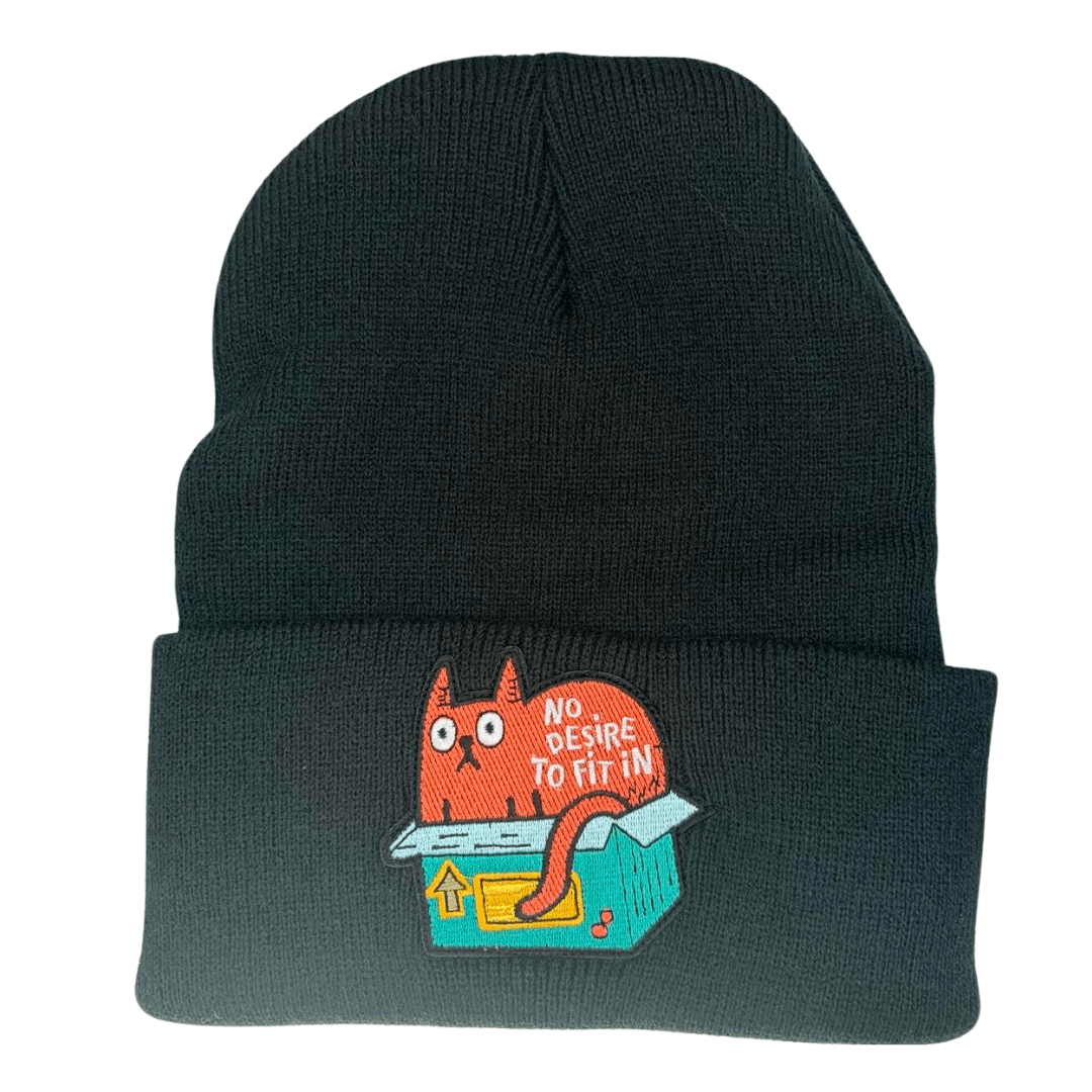 Toque_noDesireToFitIn_black.png