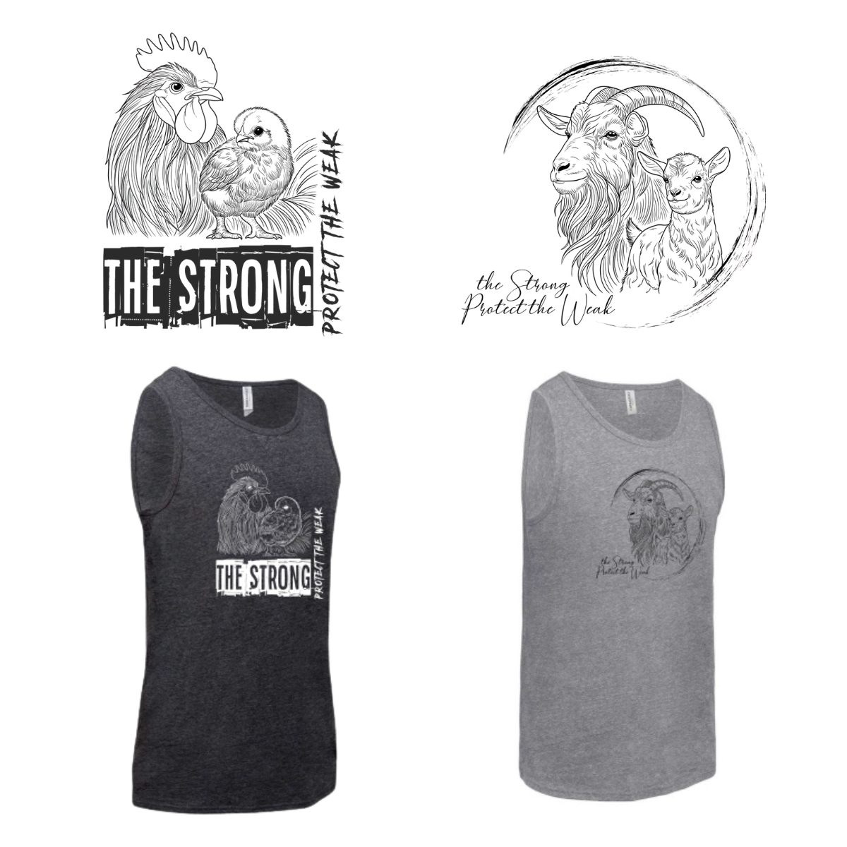 "The Strong Protect the Weak" Men's Tank Top