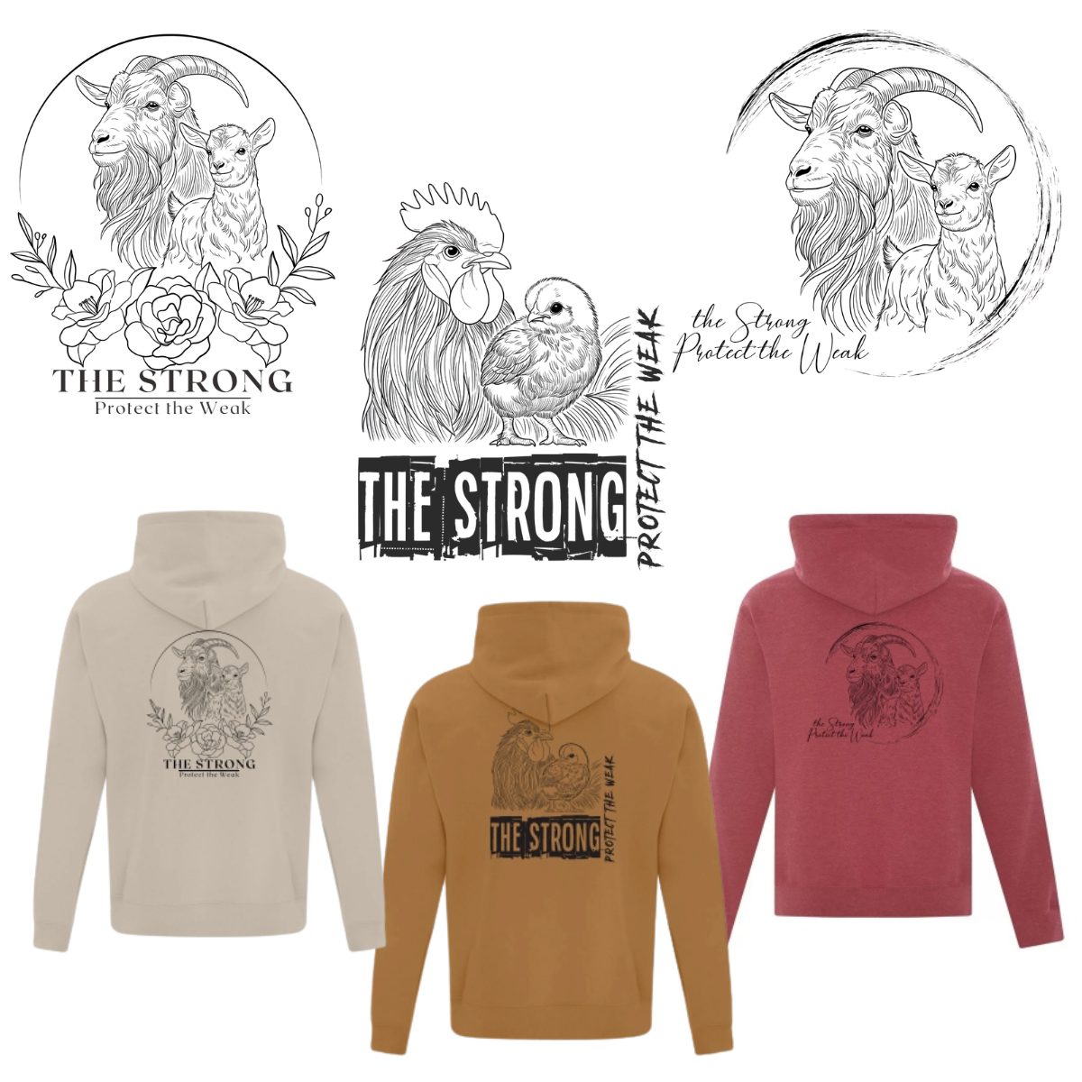 "The Strong Protect the Weak" Unisex Hoodie