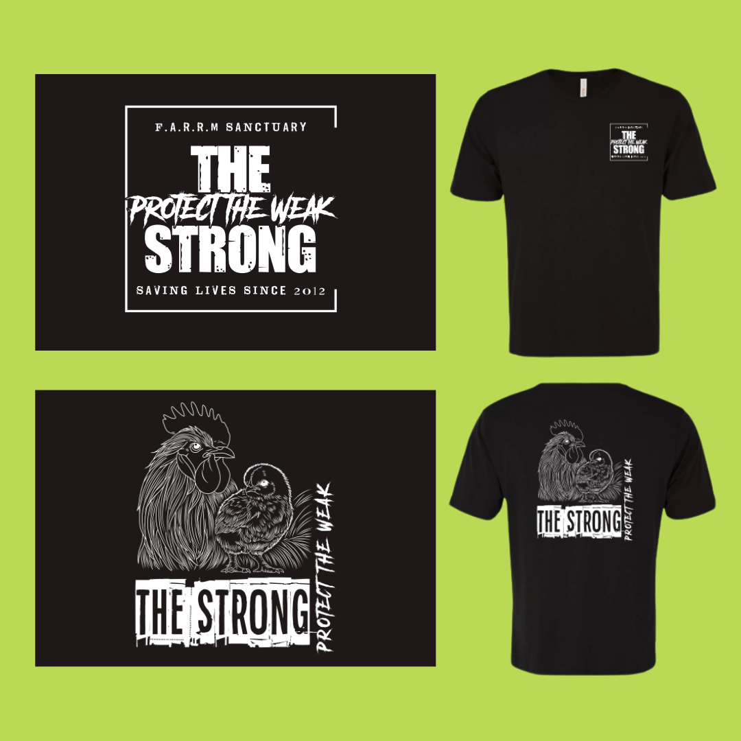 unisex shirt, chicken, black.png