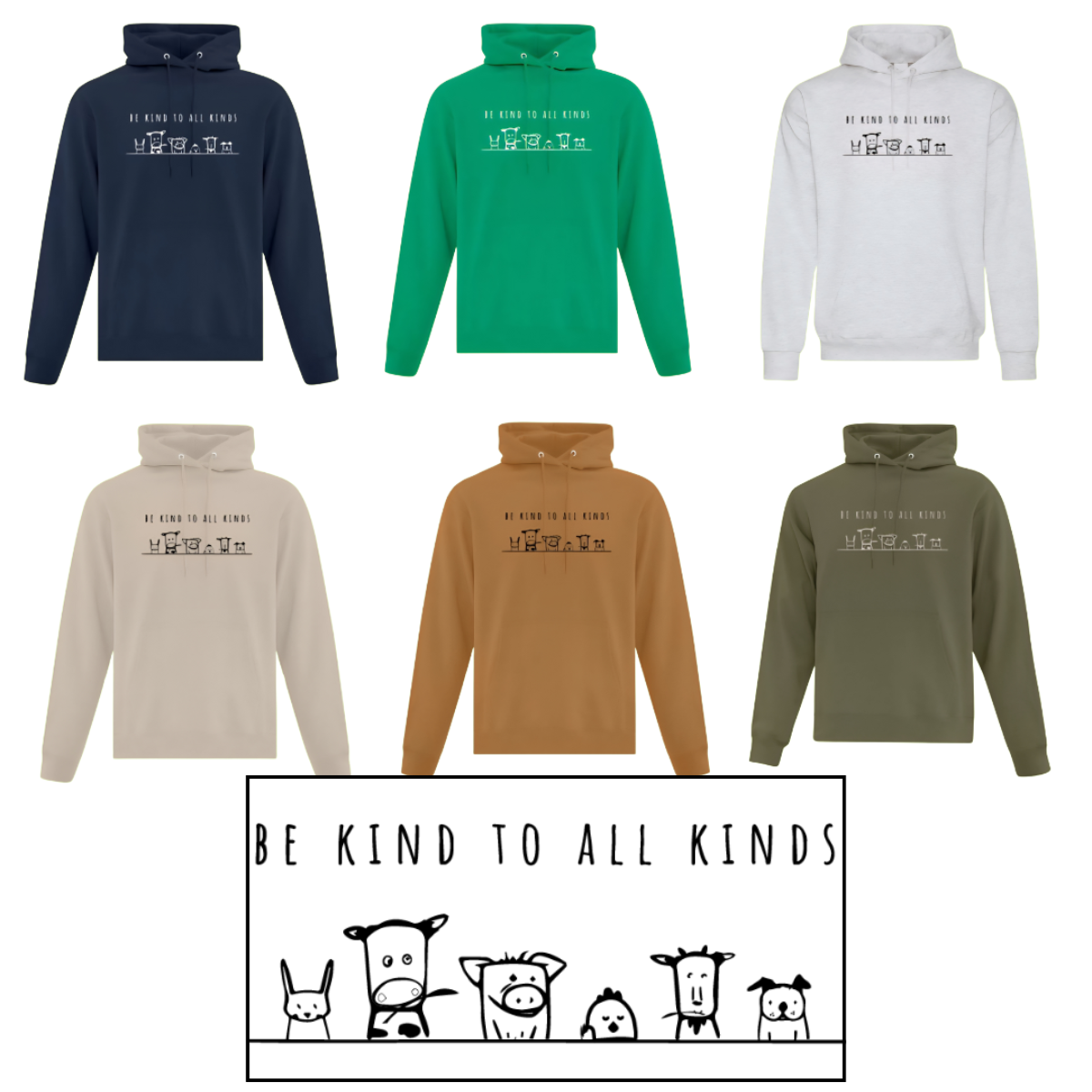 "Be Kind to All Kinds" Hoodie (2025)