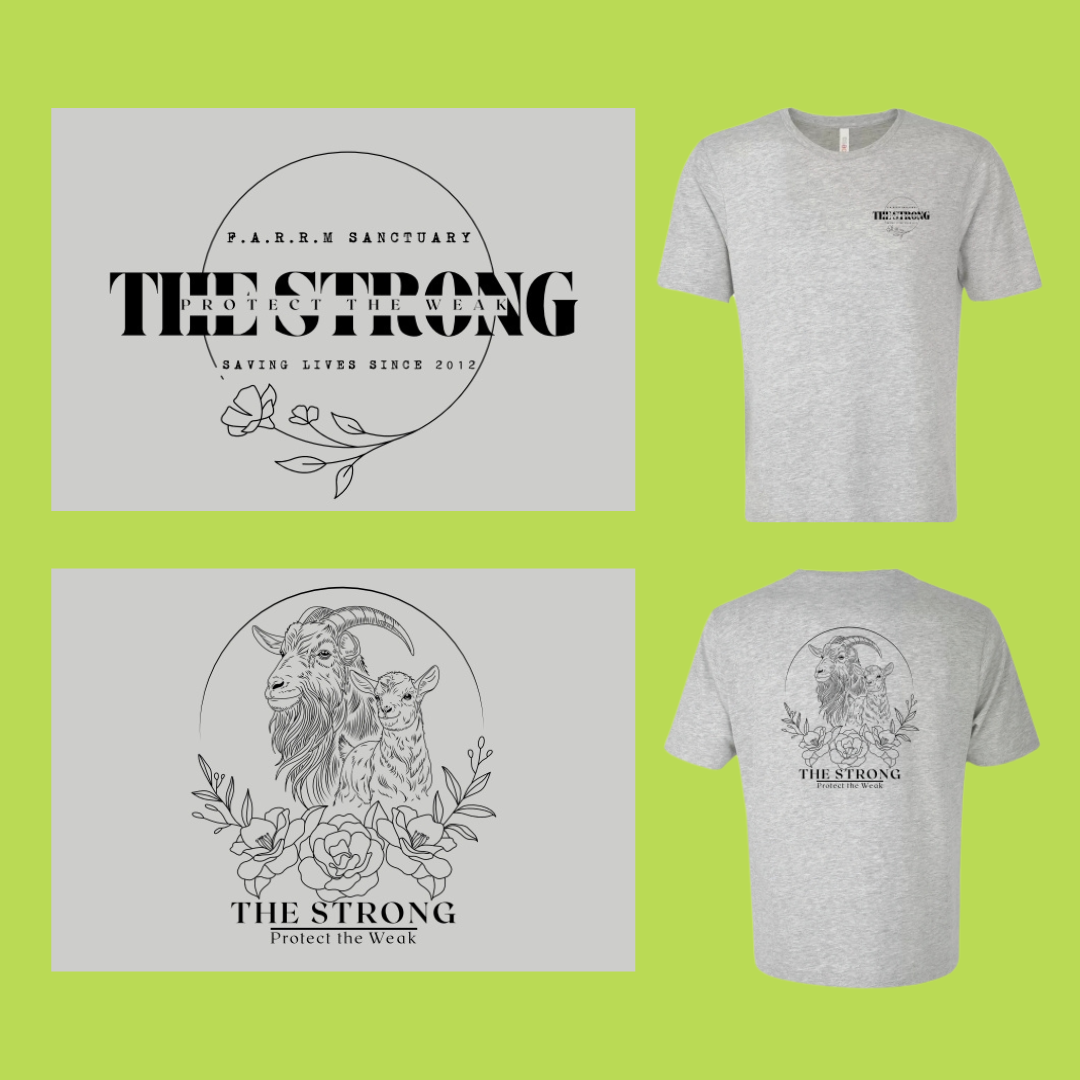 unisex shirt, fem goat, athletic grey.png
